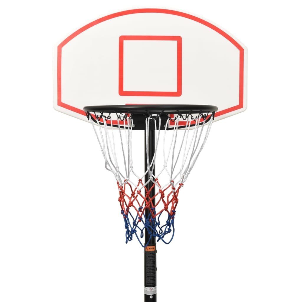 216-250 Polyethylen Basketballständer Weiß Basketballkorb vidaXL cm