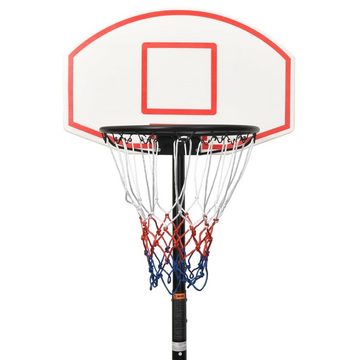 vidaXL Basketballkorb Basketballständer Weiß 216-250 cm Polyethylen