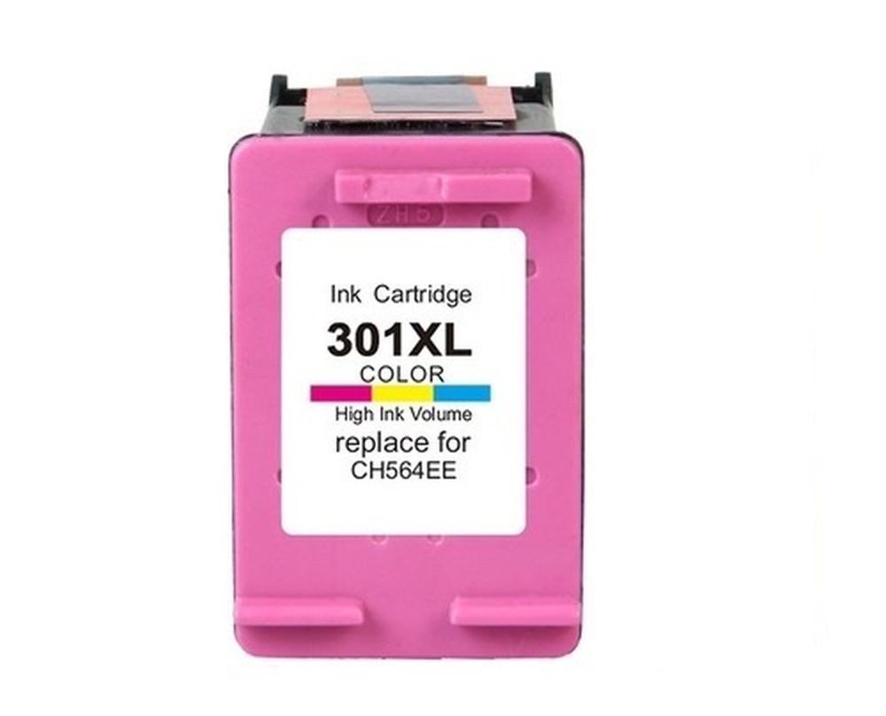inkpro Druckerpatrone kompatibel mit HP 301 XL color, dreifarbig, Tintenpatrone (für HP DeskJet 1000, 1010, 1050, 1055, 1510, 1514, 2000, 2050, 2054, 2510, 2512, 2514, 2540, 2541, 2542, 2543, 2544, 2545, 2546, 2547, 2549, 2550, 3000, 3050, 3052, 3054, 3055, 3056 a, 3057, 3059, Envy 4500, 4501, 4502, 4504, 4505, 4506, 4507, 4508, 5530, 5532, 5534, 5535, 5536, 5539, OfficeJet 2620, 2622, 4630, 4631, 4632, 4634, 4635, 4636, 4639, XL Füllmenge: 18 ml (3 x 6 ml)