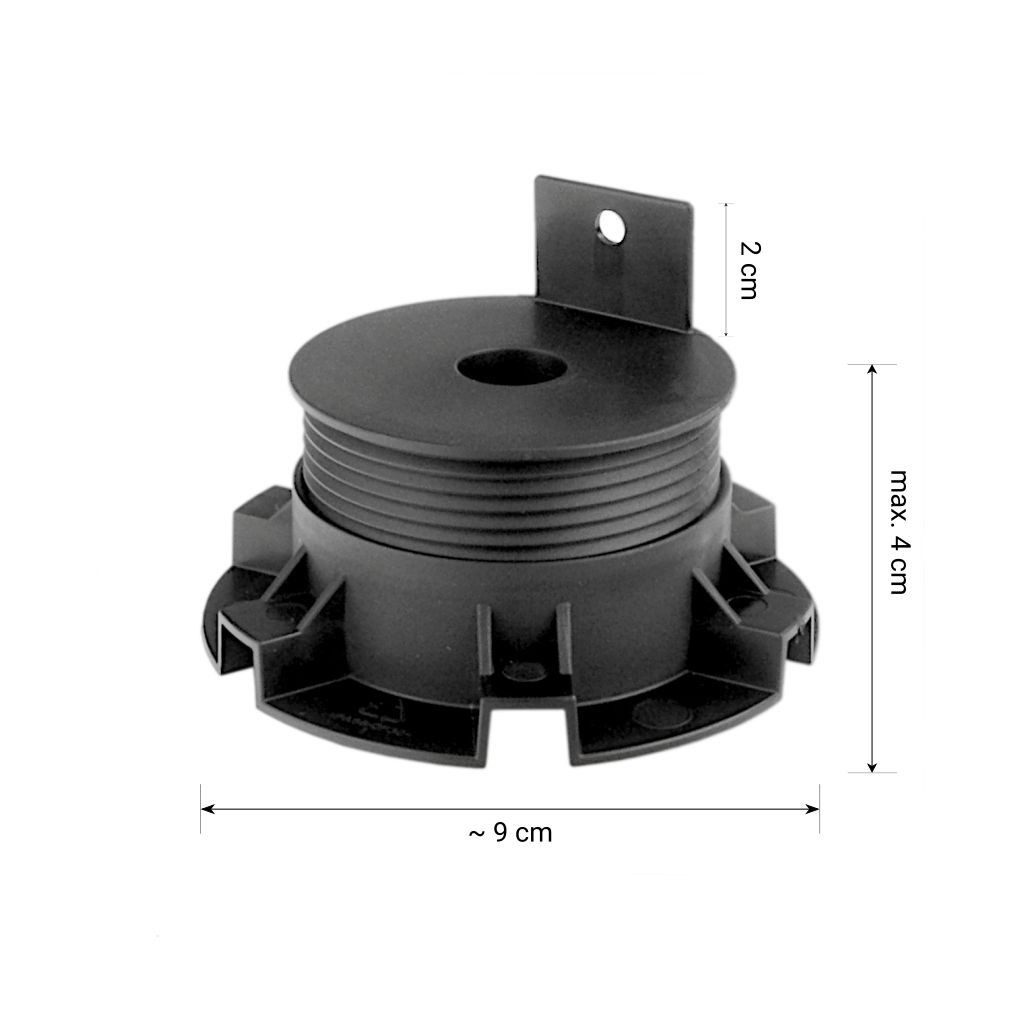Eurotec Terrassendielen Stelzlager Eco S 2,5 - 4,0 cm, 50er-Pack