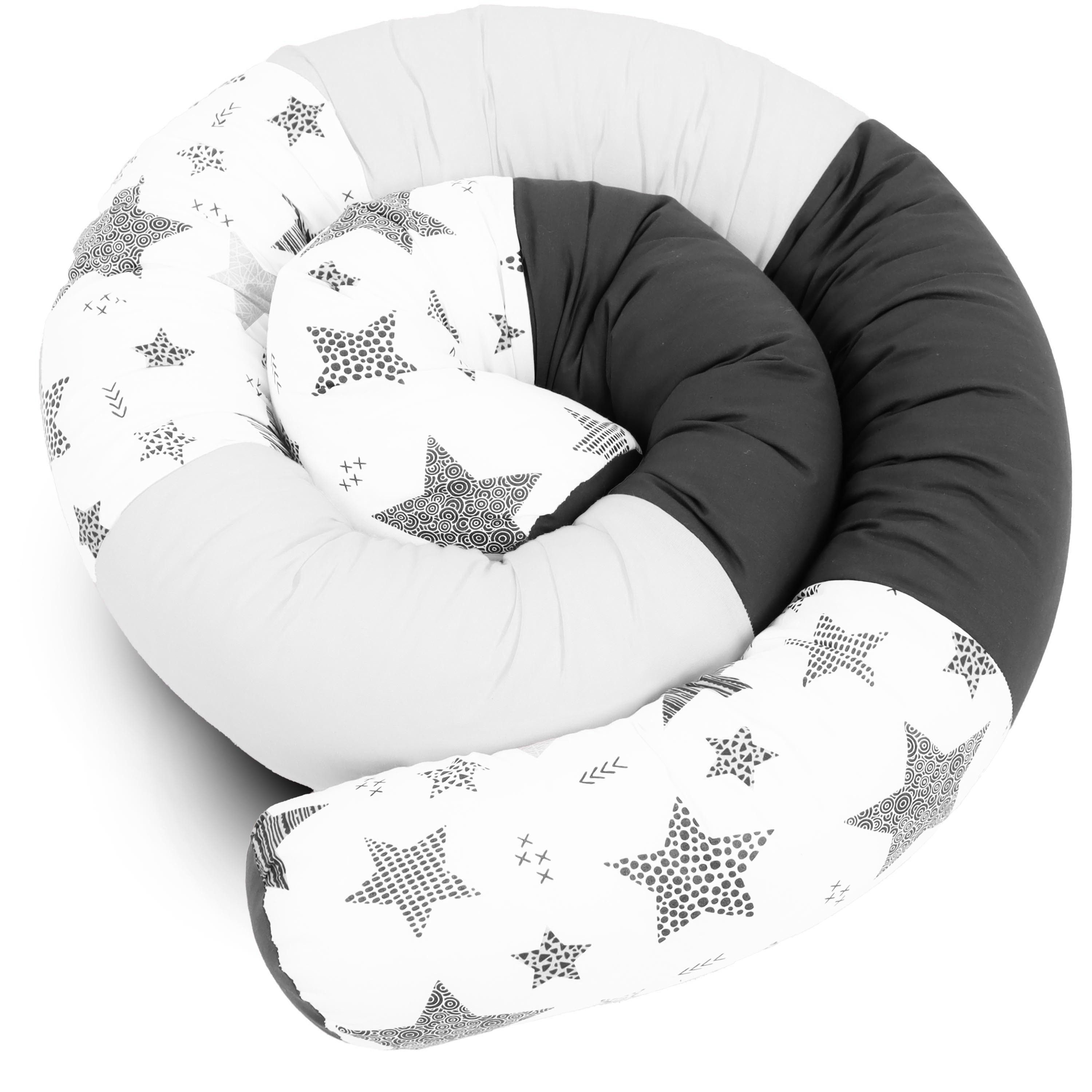 Amilian Nestchenschlange Bettschlange 210cm - Seitenschläferkissen - Nestsc günstig online kaufen