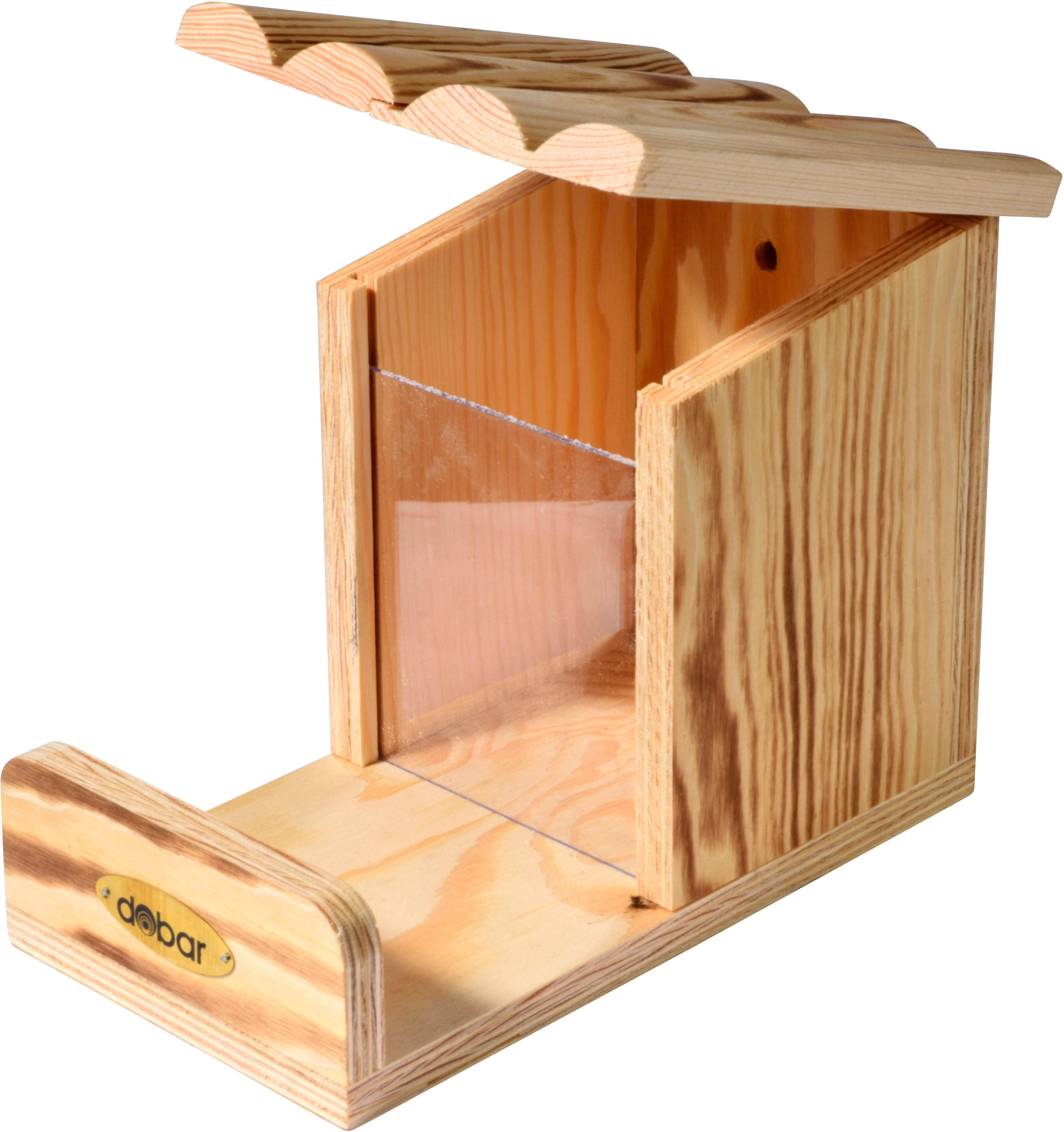 dobar Kleintierstall Eichhörnchen-Futterstation, geflammt