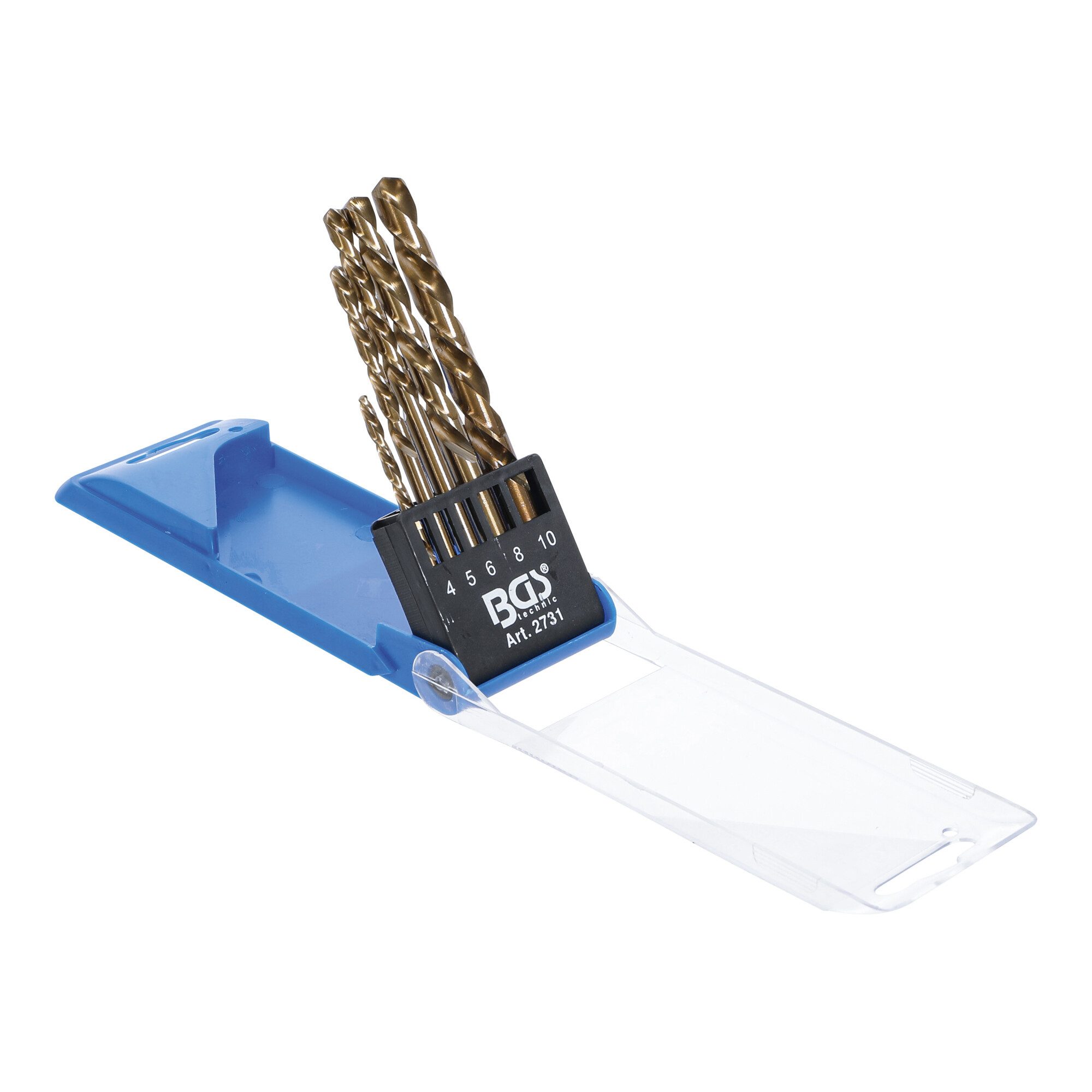 BGS technic Metallbohrer BGS Bohrer-Satz linksschneidend, 5-tlg.