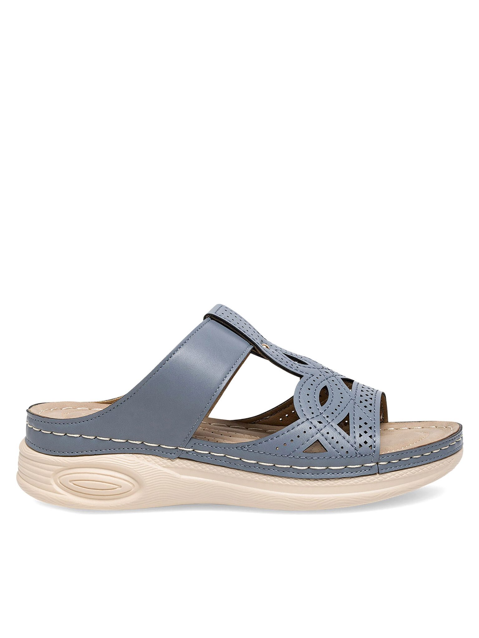 Clara Barson Pantoletten WYL0510-28 Blau Pantolette günstig online kaufen