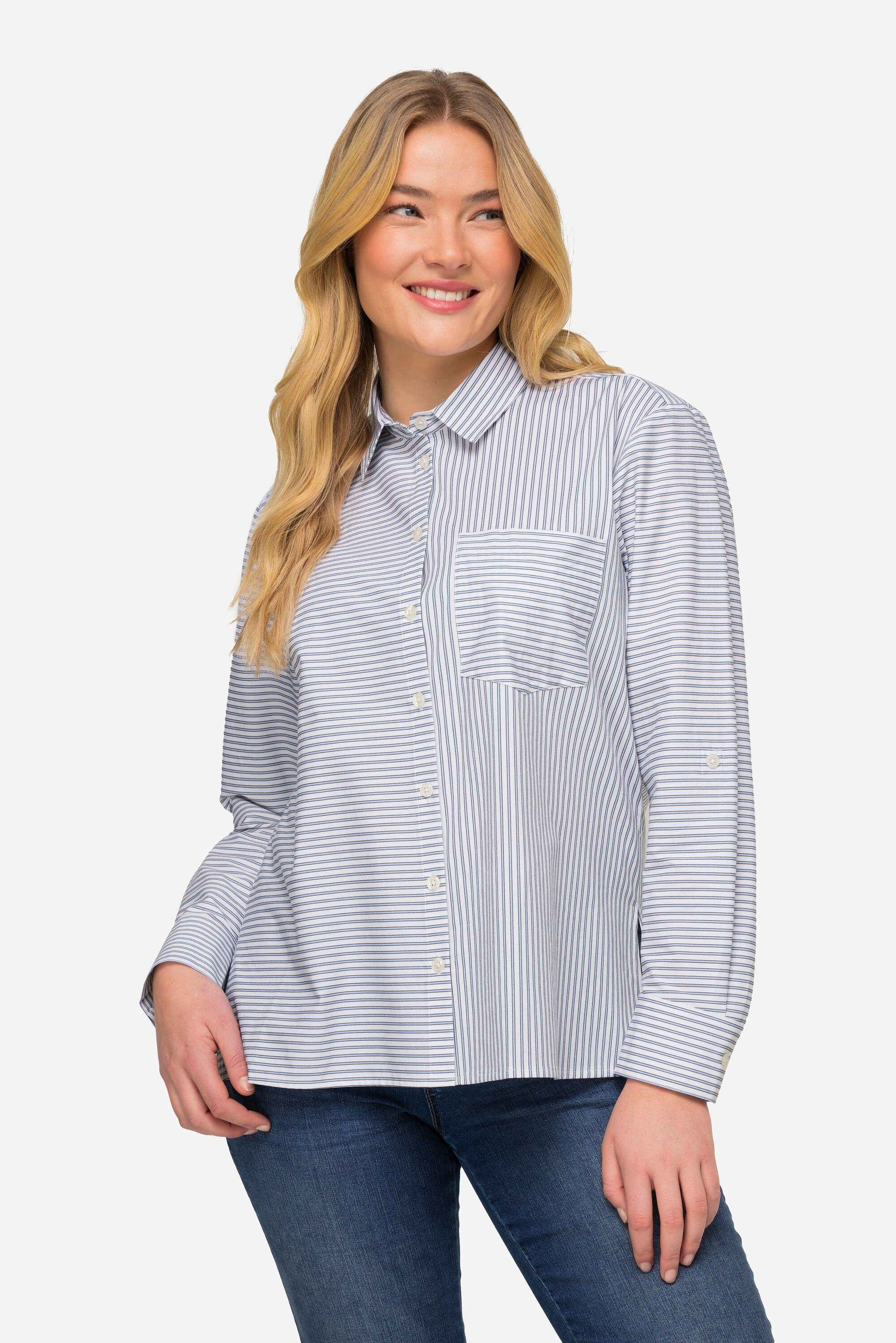 Laurasøn Hemdbluse Streifenbluse Streifenmix