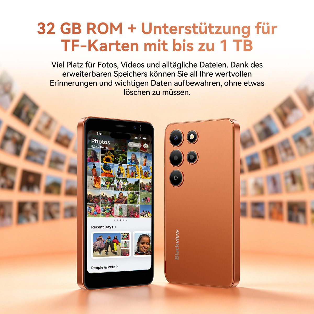 blackview WAVE 2C Smartphone (5 Zoll, 32 GB Speicherplatz)