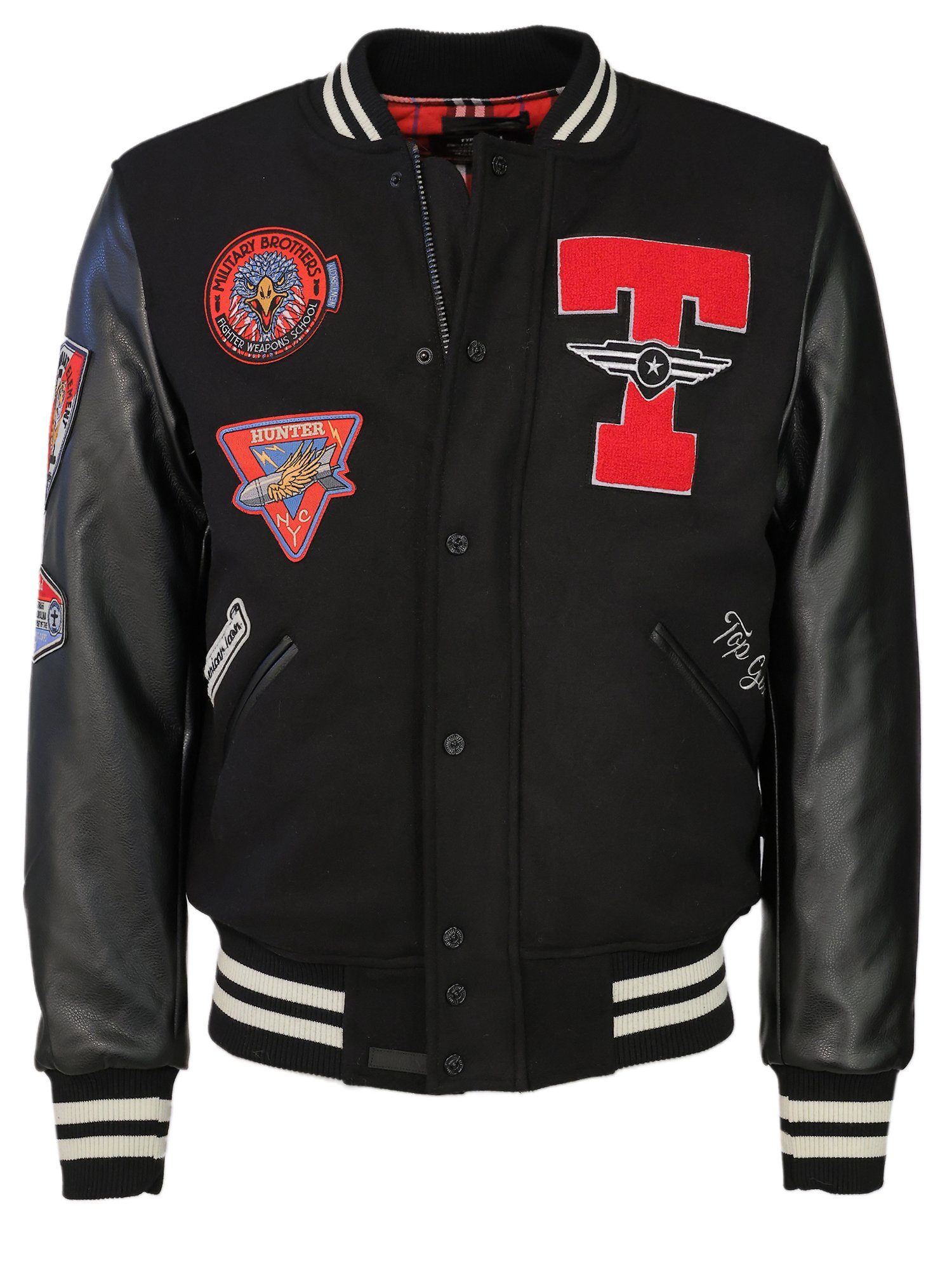 black GUN TG22015 TOP Bomberjacke