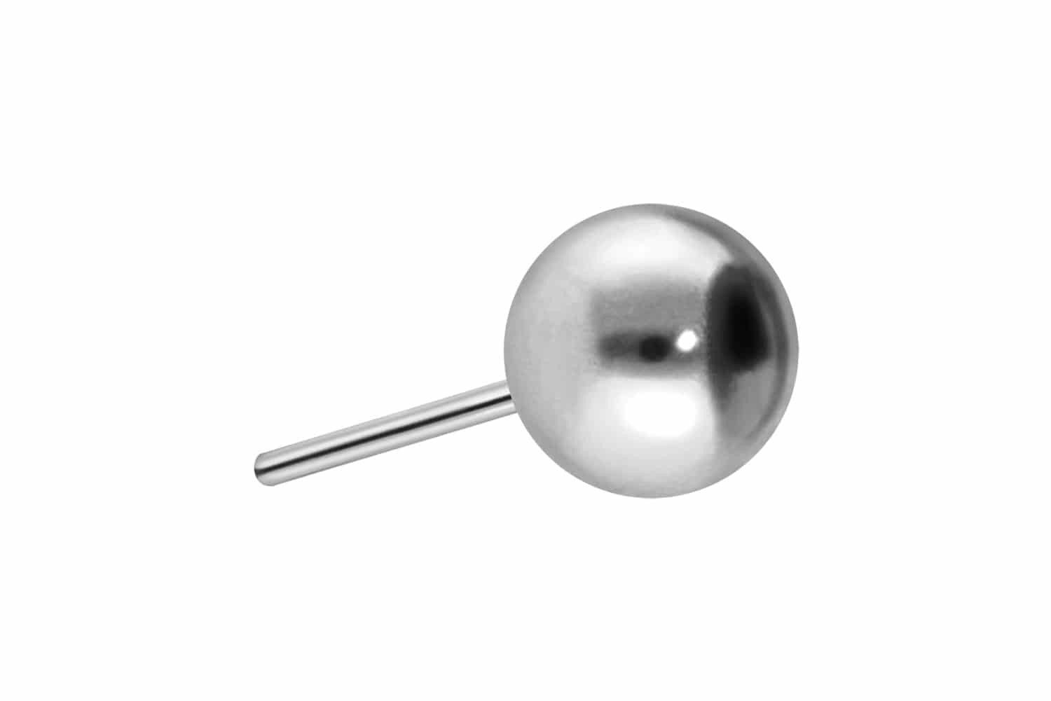 Piercing-Set Titan Kugel mit Push Pin
