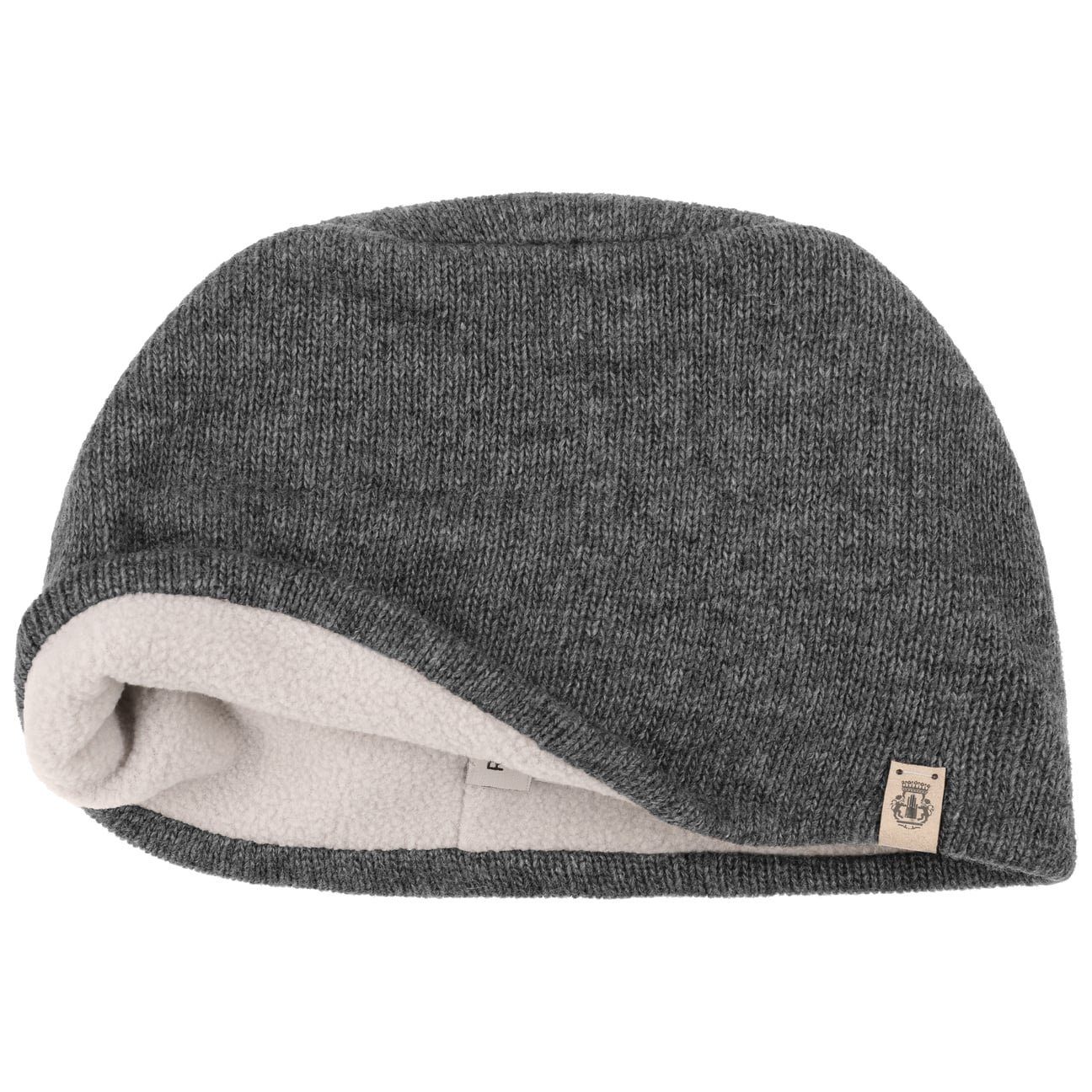 Toque Roeckl (1-St) Strickmütze grau mit Futter