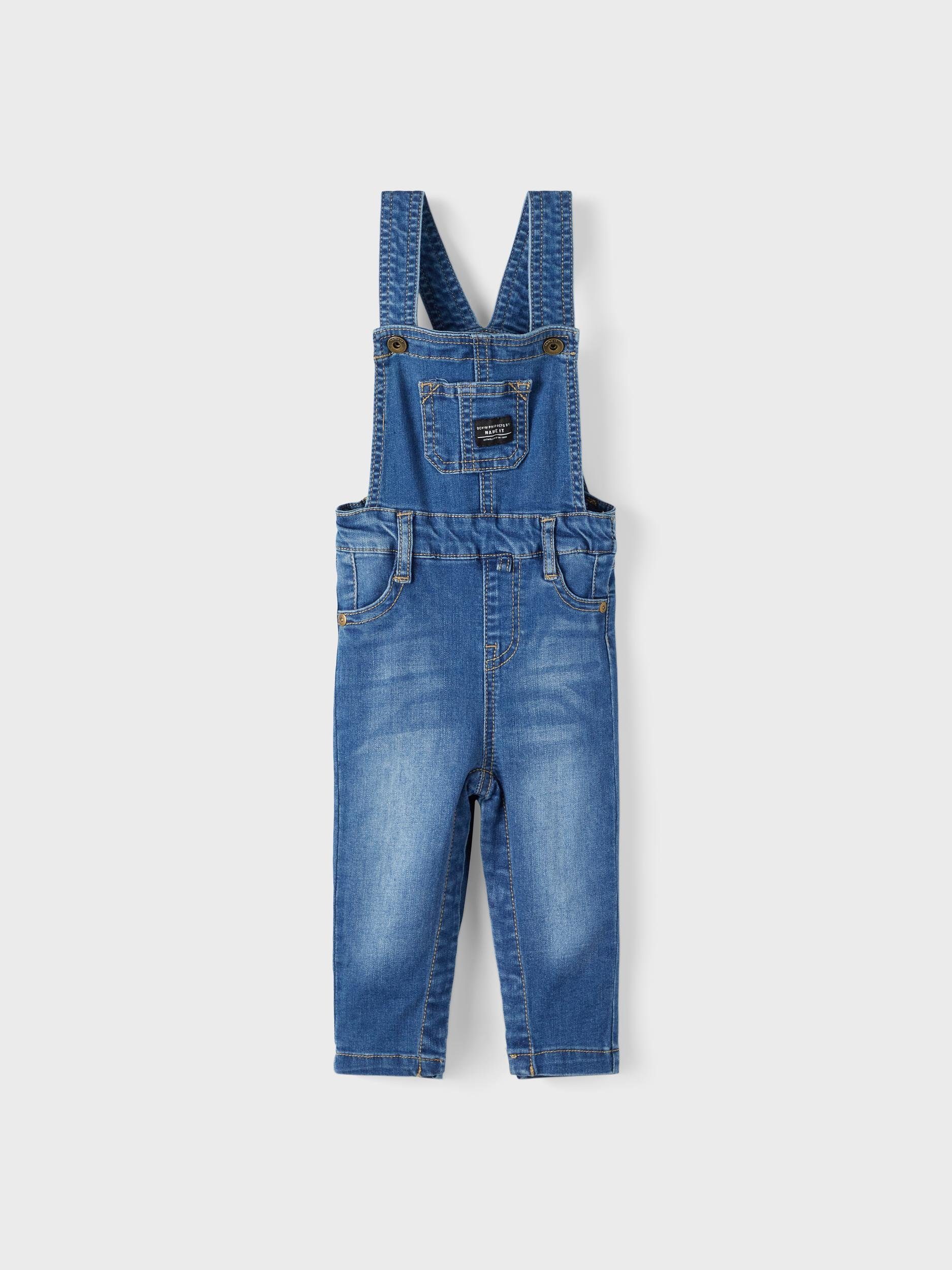 Name It 5-Pocket-Jeans Baby Jeans Latz mit Träger und