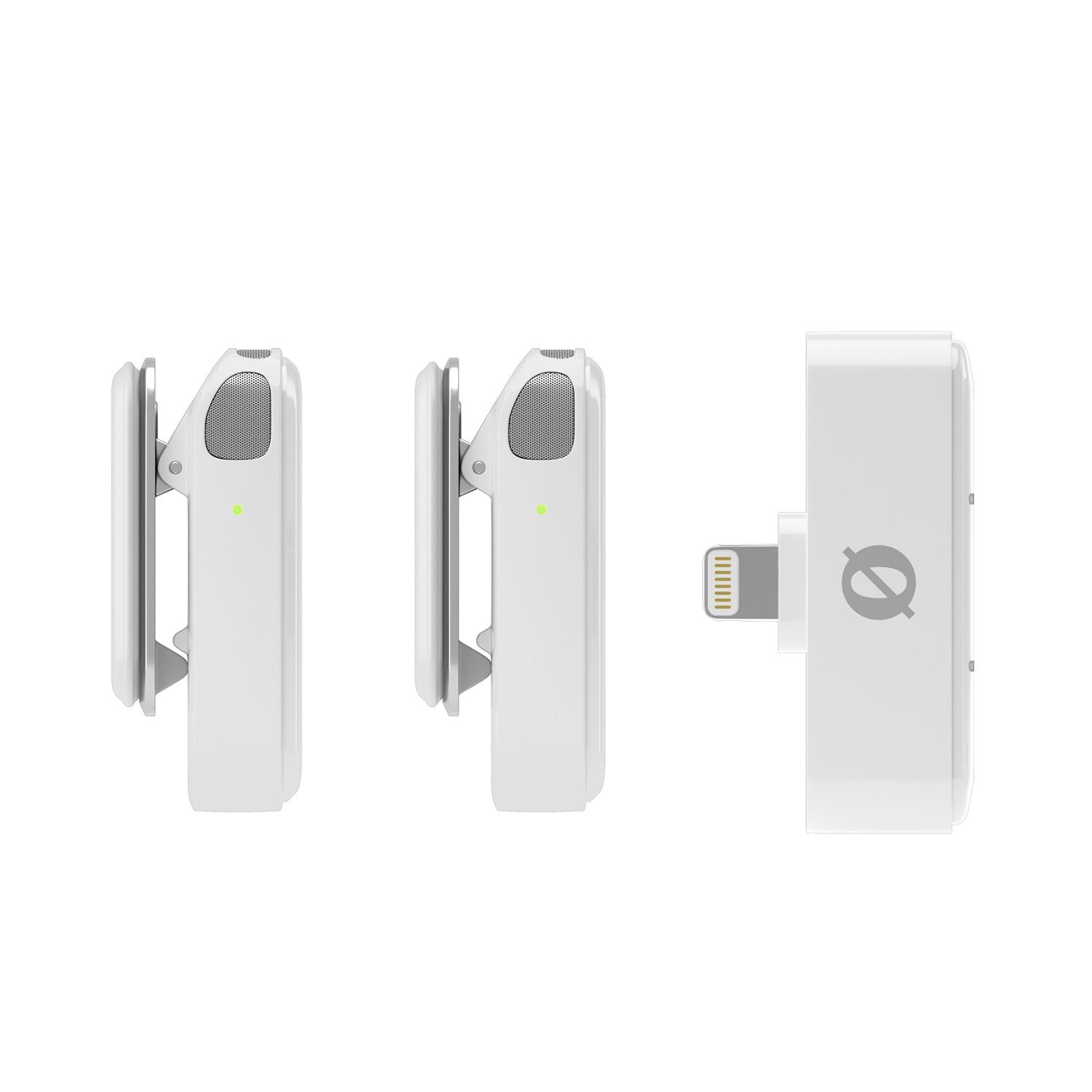 RØDE Rode Wireless Micro Drahtloses Mikrofon-System Lightning Weiss Digitales Aufnahmegerät (Drahtlos-Mikrofonsystem für IOS mit Lightning)