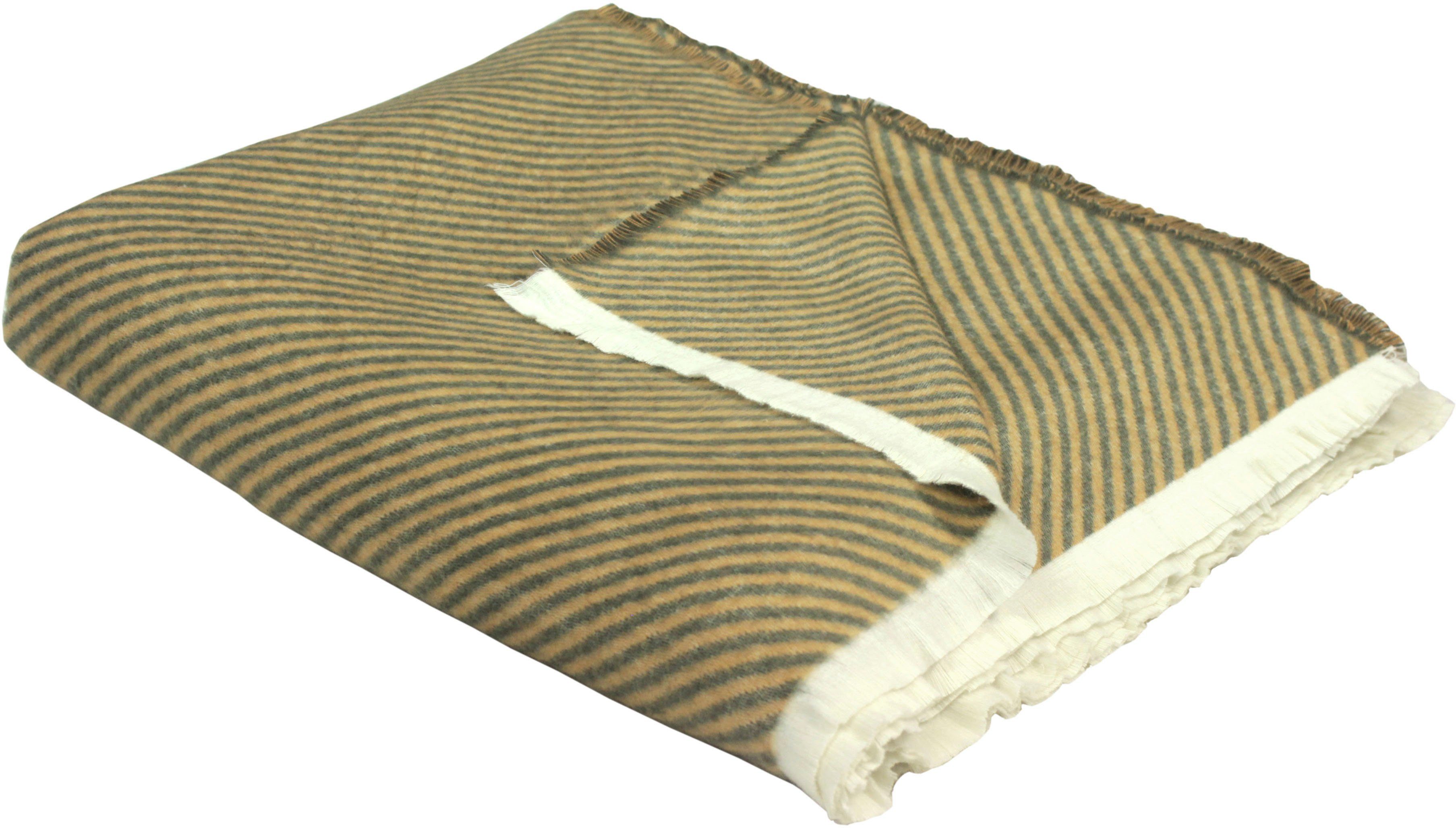 Wohndecke Stripes, Adam, GOTS zertifiziert - aus Bio-Baumwolle, Kuscheldecke