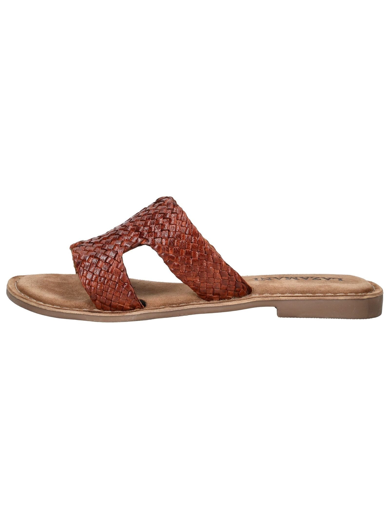 Lazamani Lazamani Pantoletten Leder Pantolette günstig online kaufen