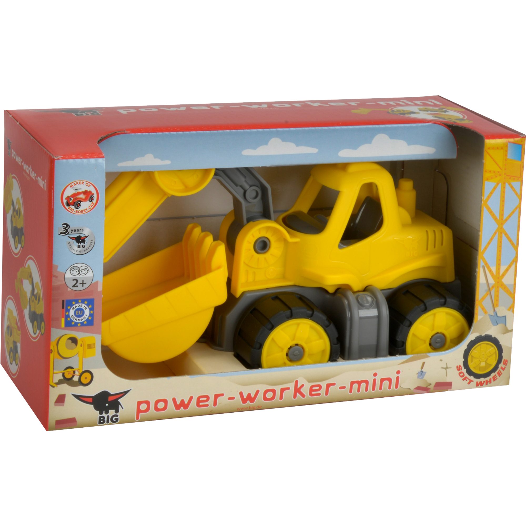 BIG Spielzeug-Baumaschine BIG Power Worker Mini Bagger, Spielfahrzeug