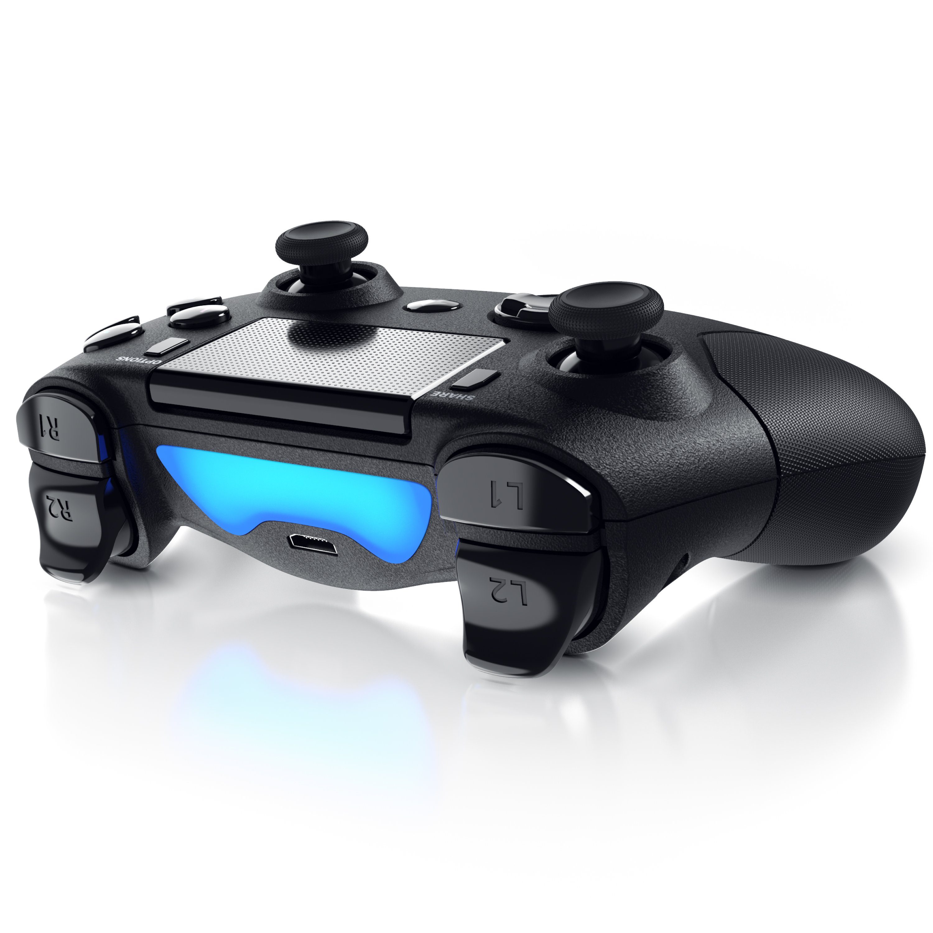 CSL PS4, Gyrosensor) Dual PlayStation für Touchpad, Bluetooth 3,5mm, St., Gamepad 4-Controller Vibration, (1