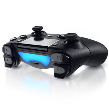 CSL PlayStation 4-Controller (1 St., Bluetooth Gamepad für PS4, Dual Vibration, Touchpad, 3,5mm, Gyrosensor)