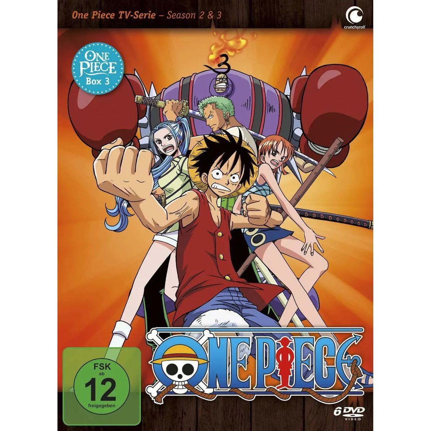Crunchyroll DVD One Piece - TV-Serie - Box 3 (Episoden 62-92) [6 DVDs] NEU