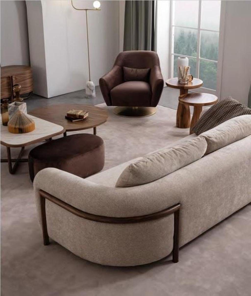 in Modernes Polster Design JVmoebel Made Europa Brauner Sessel), Sessel Lounge 1x Möbel (1-St., nur Sessel Wohnzimmer