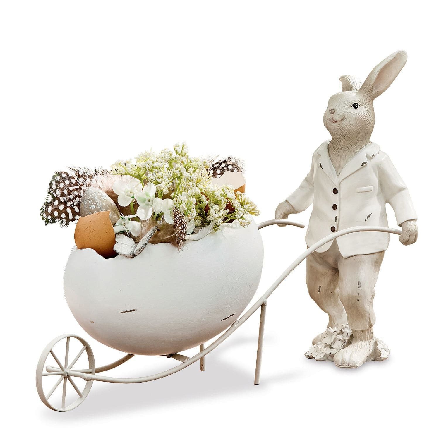 Mirabeau Osterfigur Hase Jaris weiß