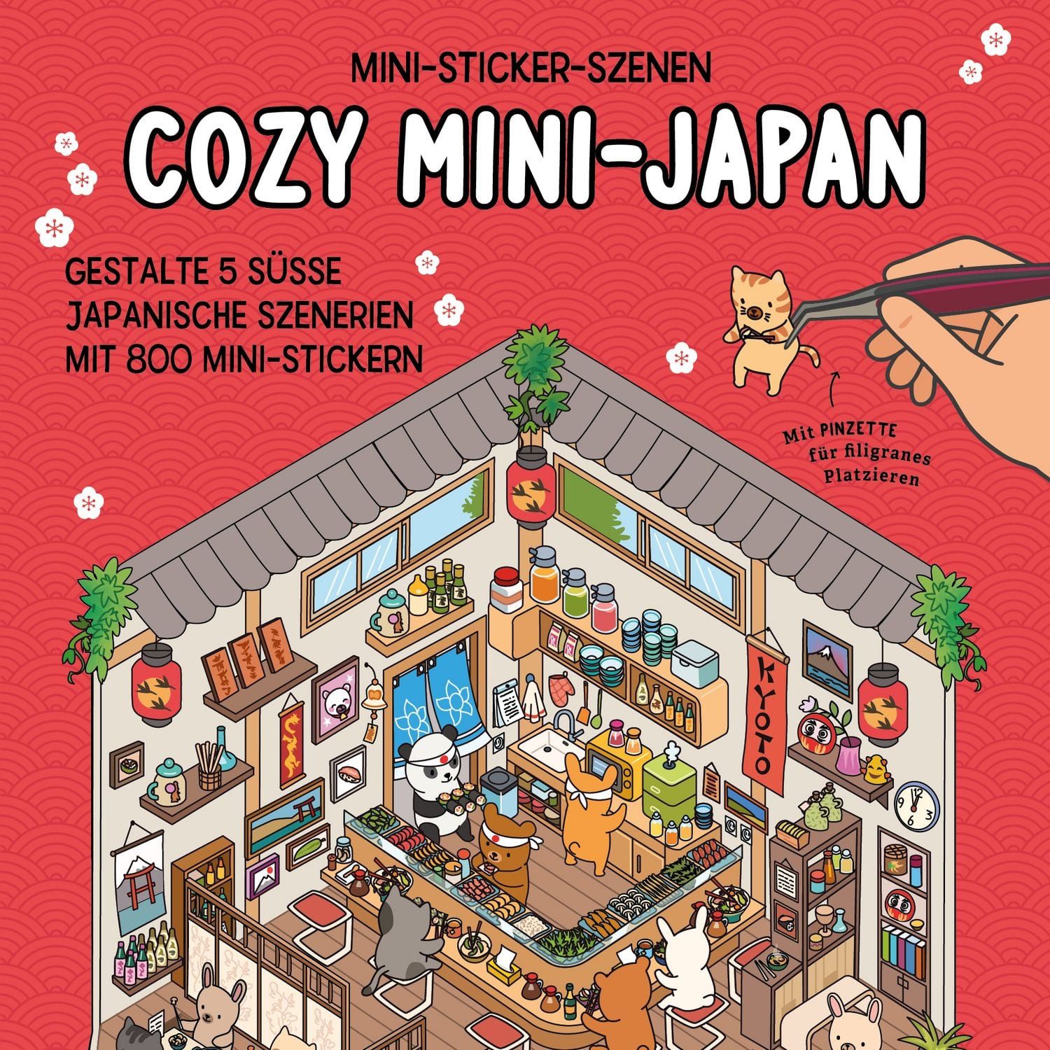 Mini-Sticker-Szenen - Cozy Mini-Japan I 3D-Sticker / diverse
