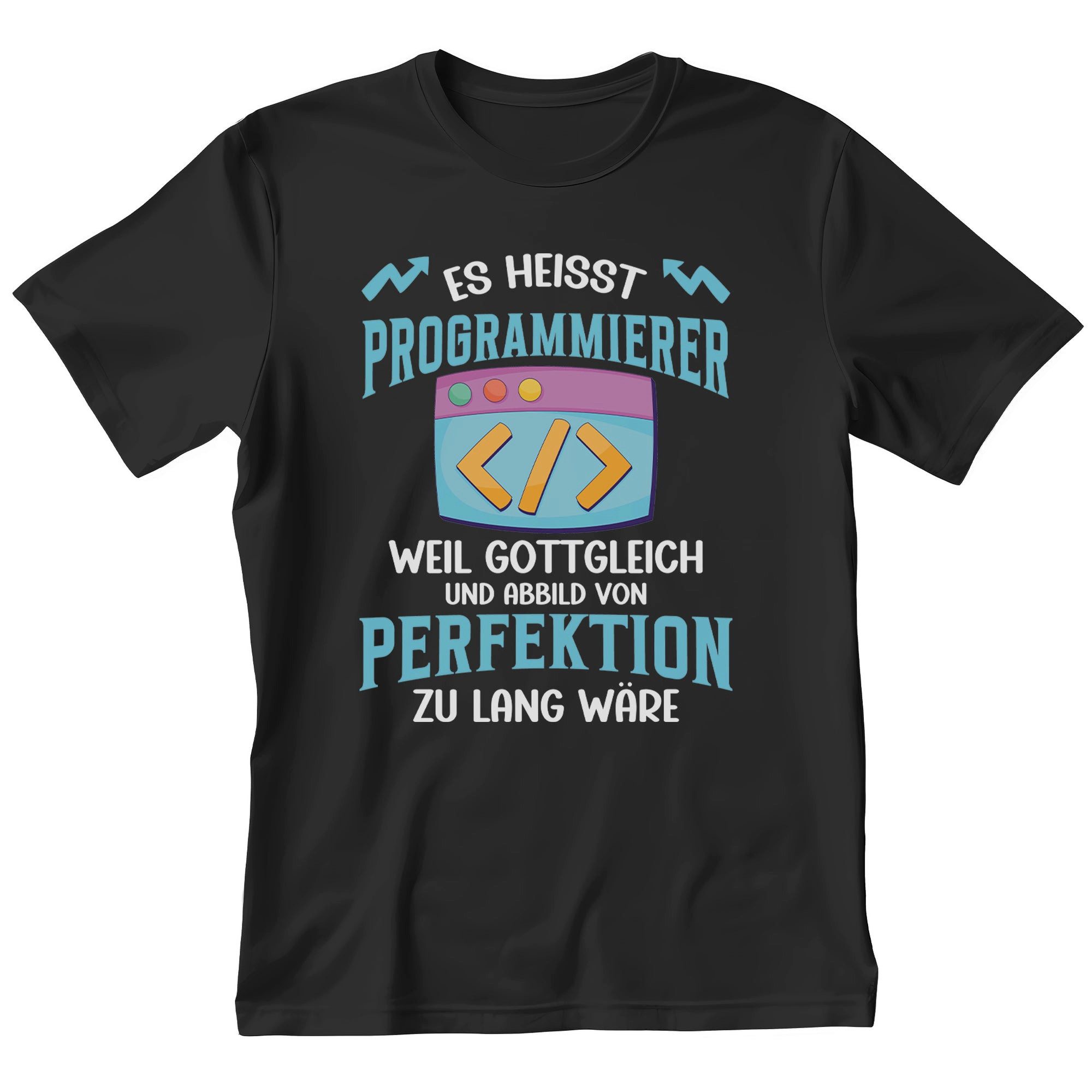 T-Shirt Programmierer Geschenk Männer Spruch Beruf Studium Abschluss