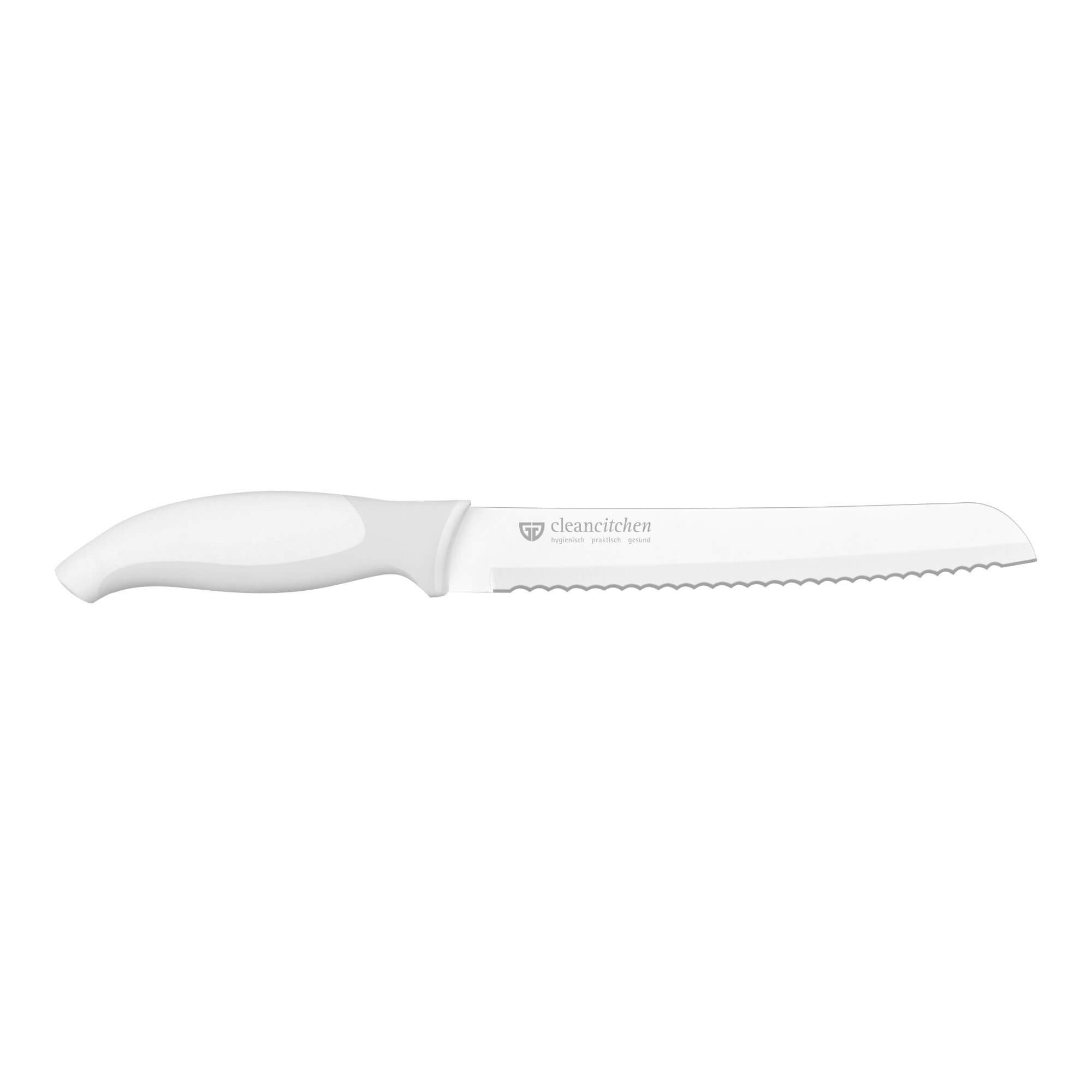 GRÄWE Brotmesser GRÄWE Brotmesser WEIß, Serie CLEANCITCHEN