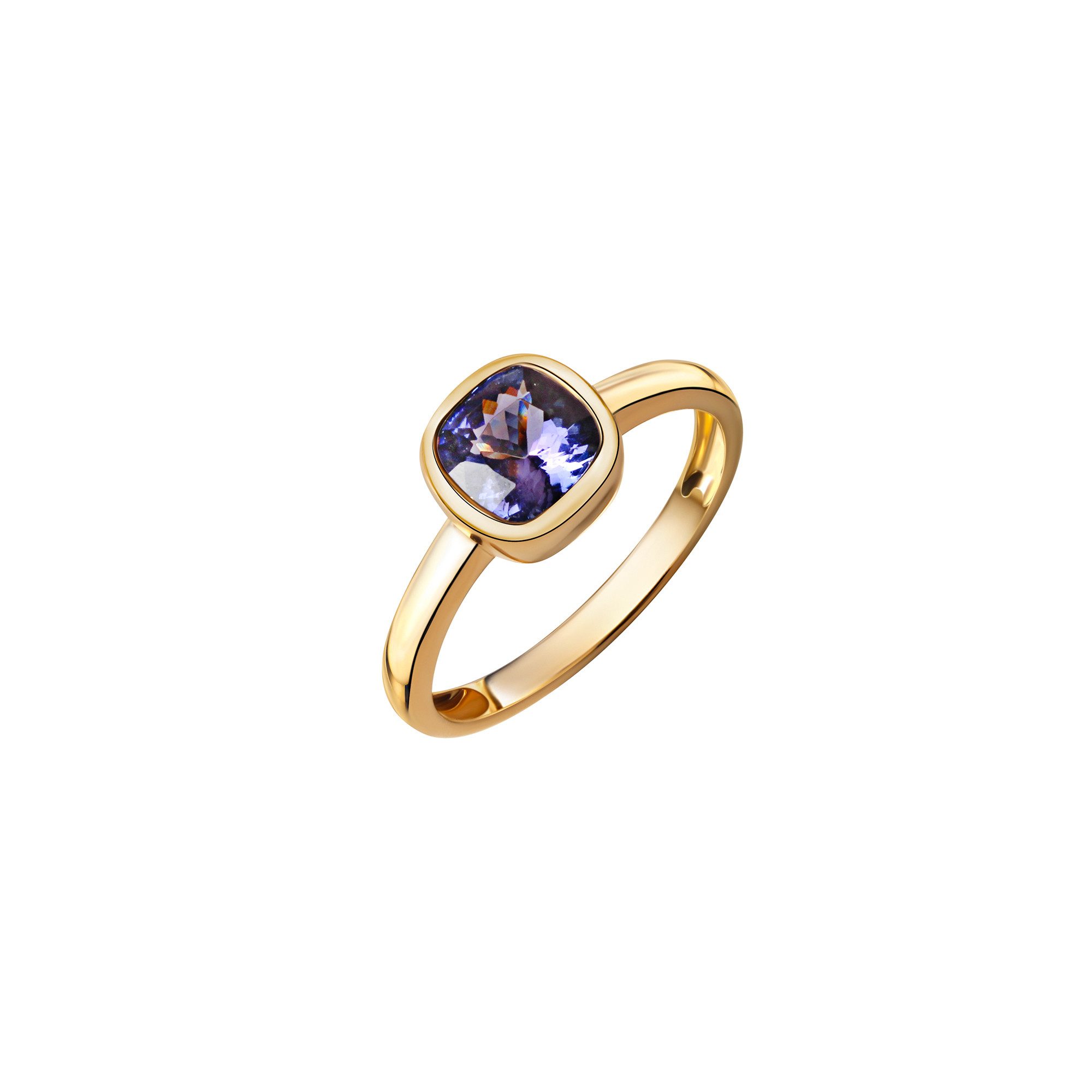 Vivance Fingerring 585/- Gelbgold glanz Tansanit günstig online kaufen