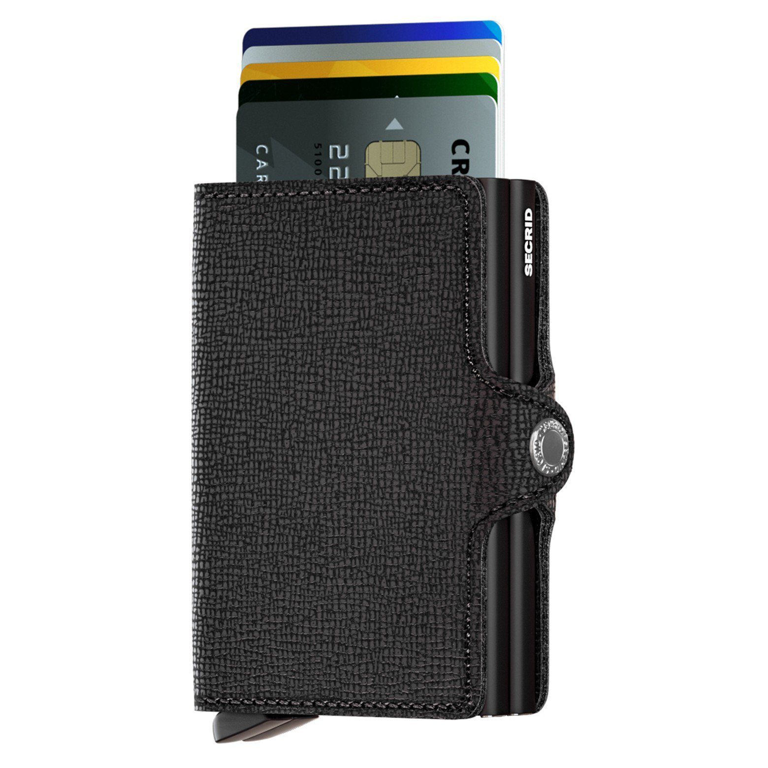 7 Geldbörse RFID Geldbörse (1-tlg) Twinwallet black SECRID cm Crisple -