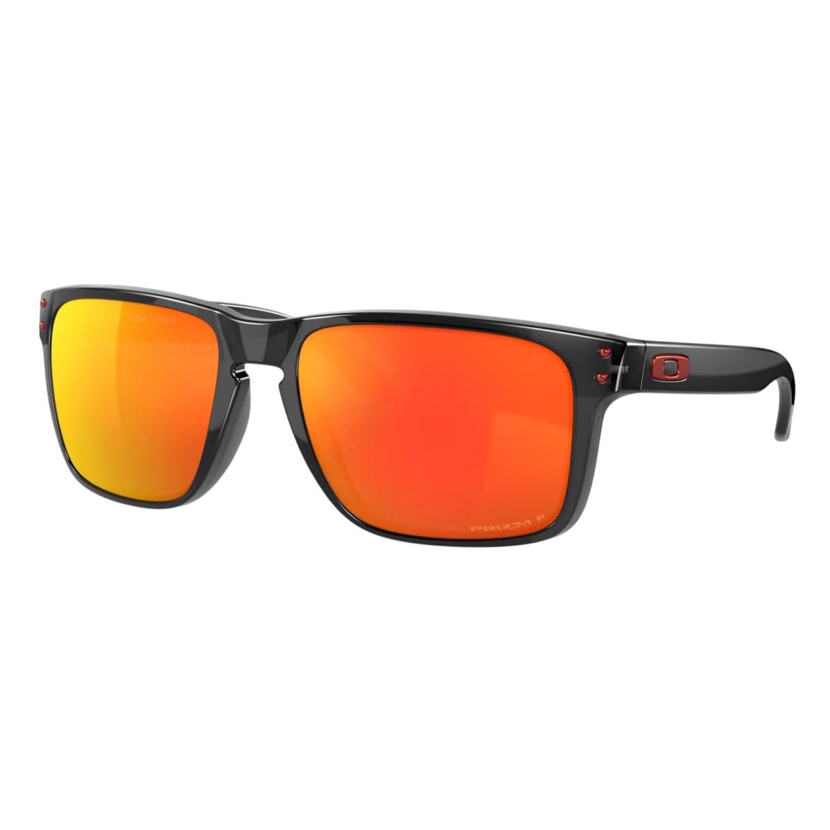 Oakley Sonnenbrille Holbrook XL Polarisiert (Glasfarbe: Prizm ruby polarized) schwarz ink