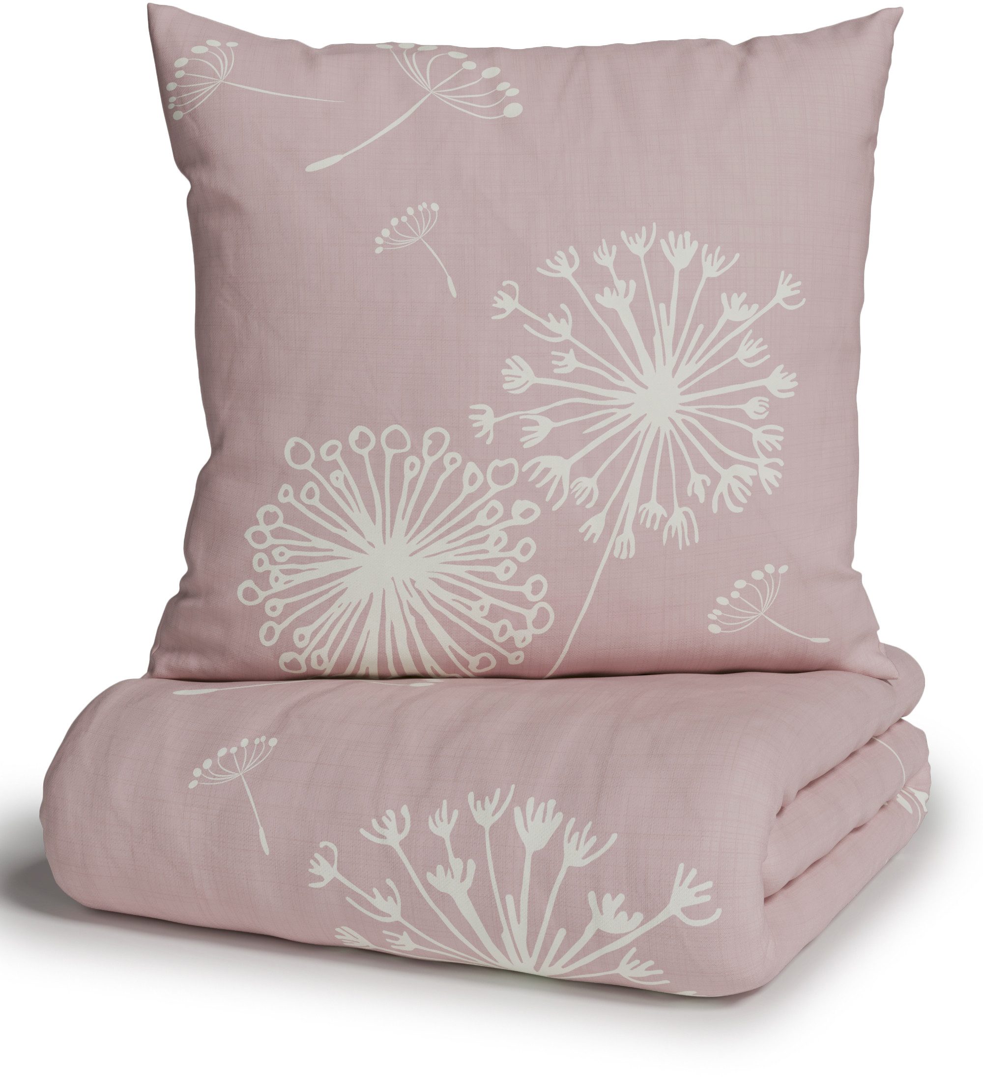 OTTO home Bettwäsche Soucy, Renforcé, 2 teilig, ab Gr. 135x200, 100% Baumwolle, Renforcé & PREMIUM Satin (TC300)