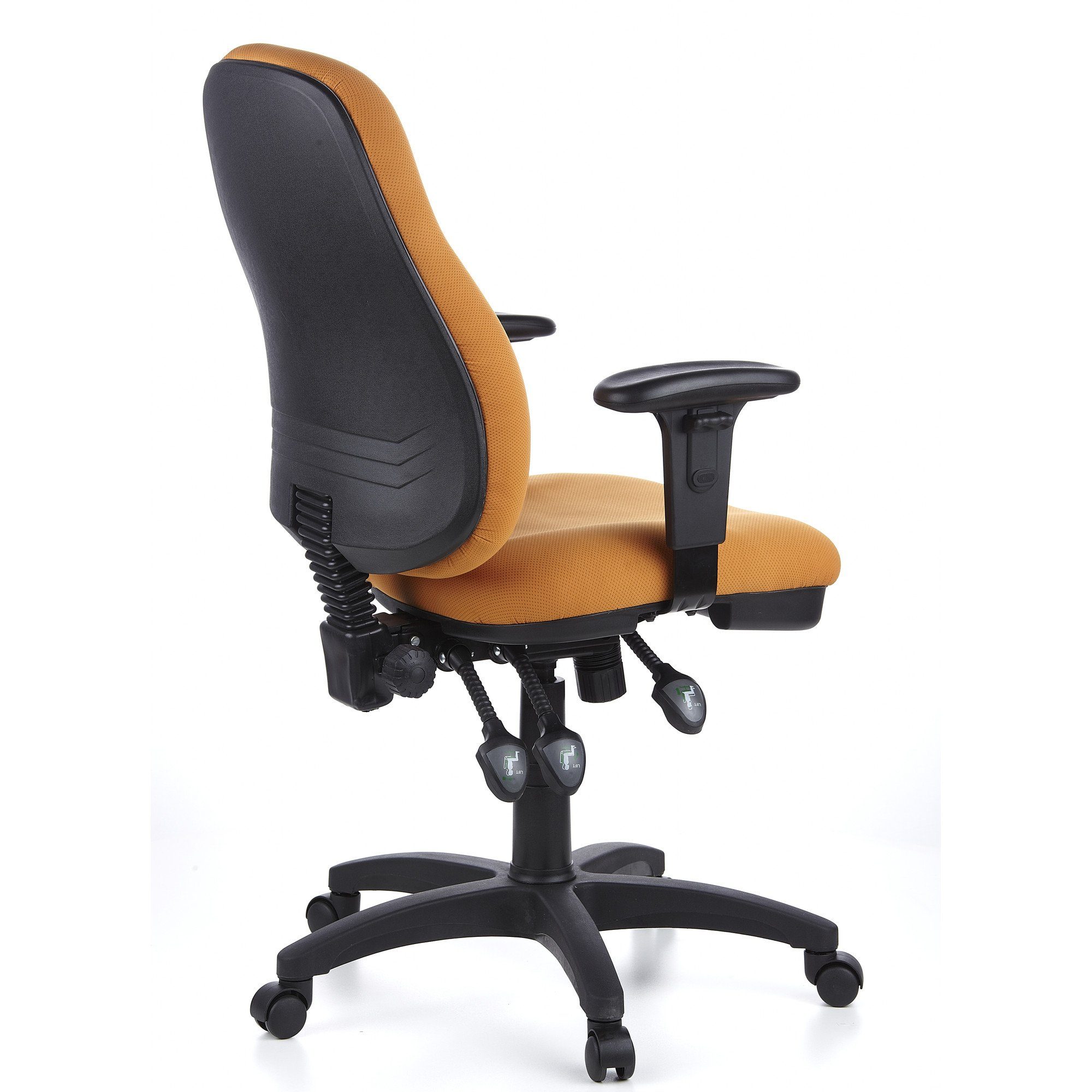 Orange Profi ZENIT ergonomisch hjh Stoff Bürostuhl Schreibtischstuhl (1 St), OFFICE PRO Drehstuhl