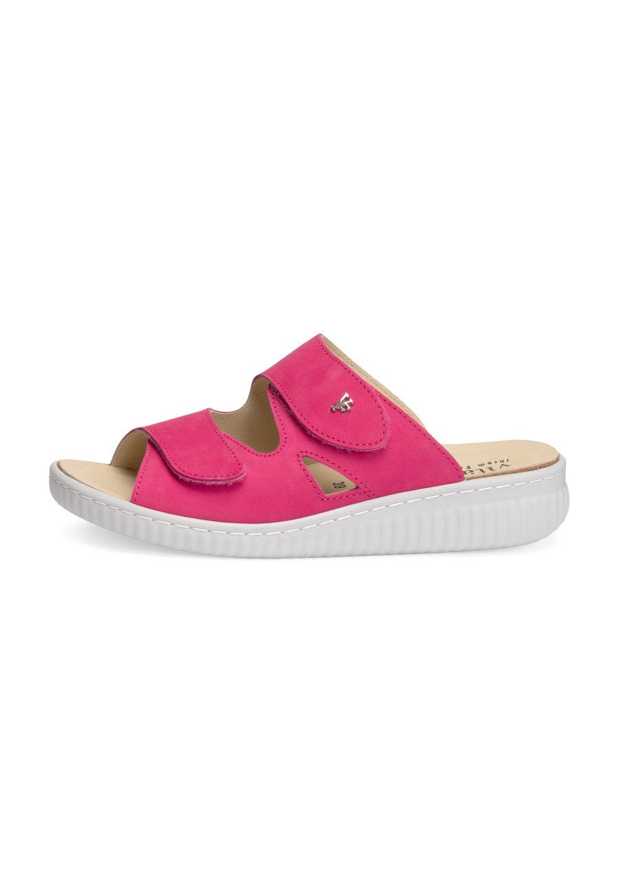 vitaform Damen Pantoletten Nubukleder Pantolette