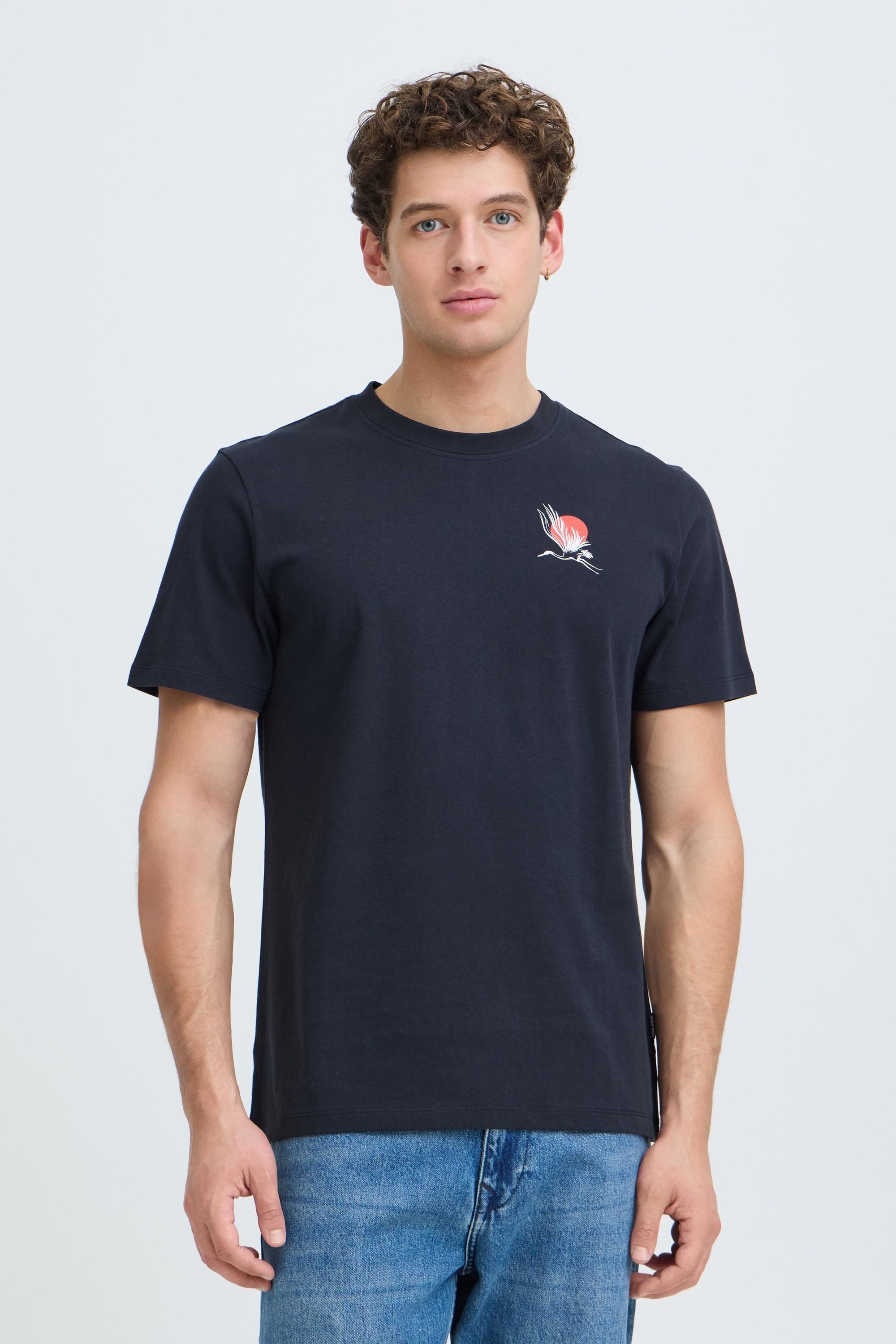 Blend T-Shirt BHTee Lässiges T-Shirt mit Backprint