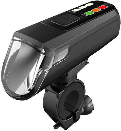 FISCHER Fahrrad Fahrradbeleuchtung Akku-USB-LED Bel.-Set Bodenbel. 60 Lux