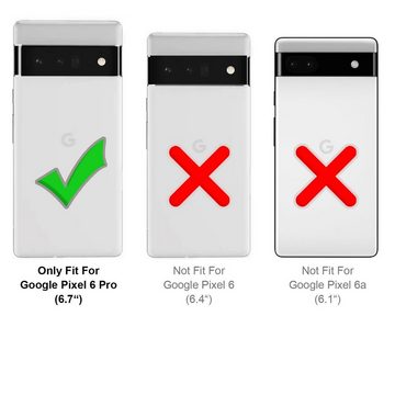 CoolGadget Schutzfolie Panzerfolie für Google Pixel 6 Pro, (Spar-Set 4in1, 2x Displayschutz, 2x Kameraschutz), Panzerglas Schutzfolie für Google Pixel 6 Pro Folie