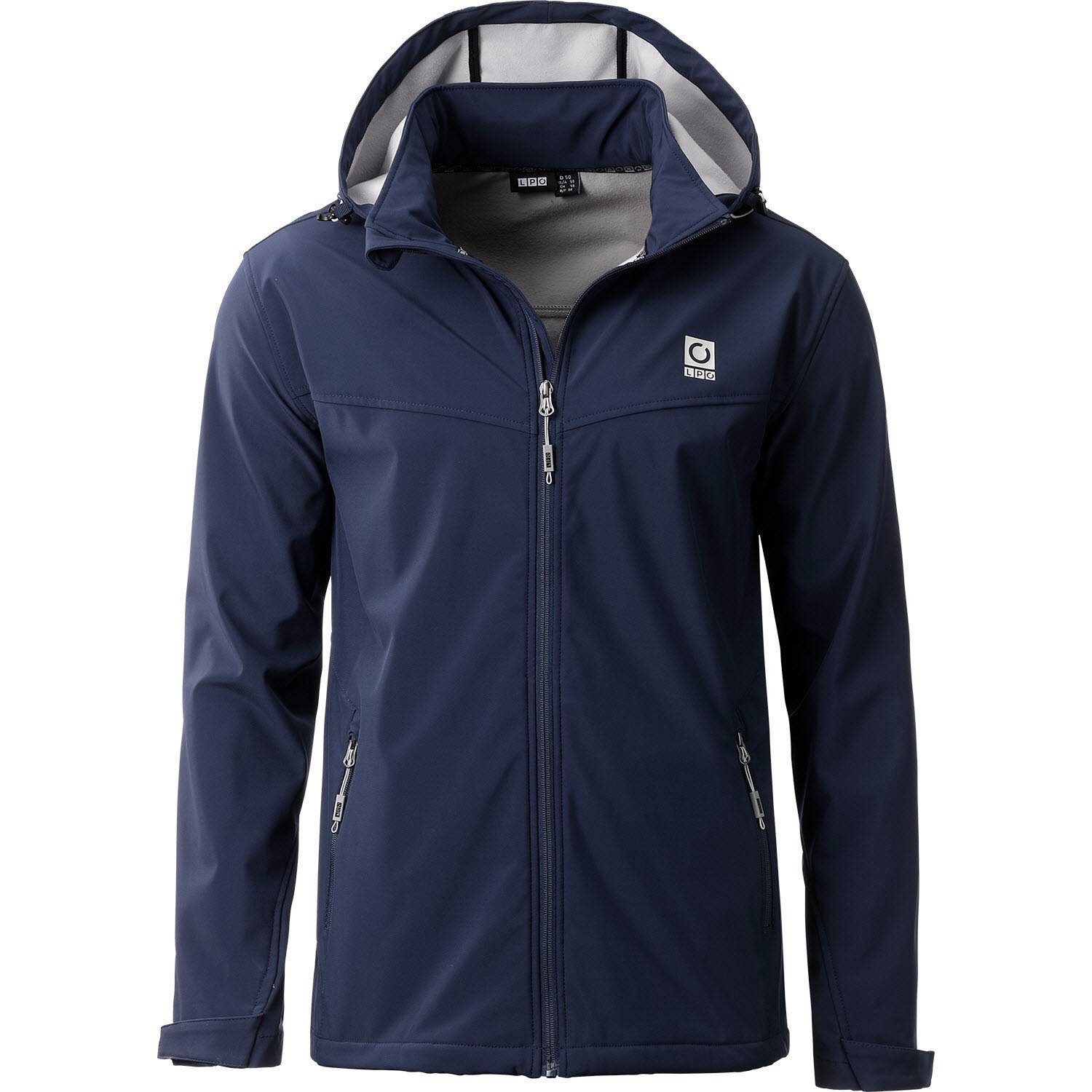 Linea Primero Trekkingjacke He-Softshelljacke, 754-navy blazer