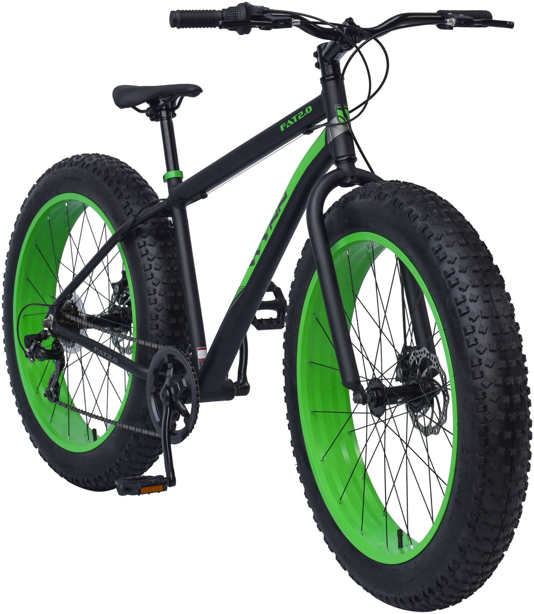 WYNN Fatbike FAT2.0, 7-speed Shimano Tourney derailleur, chain drive