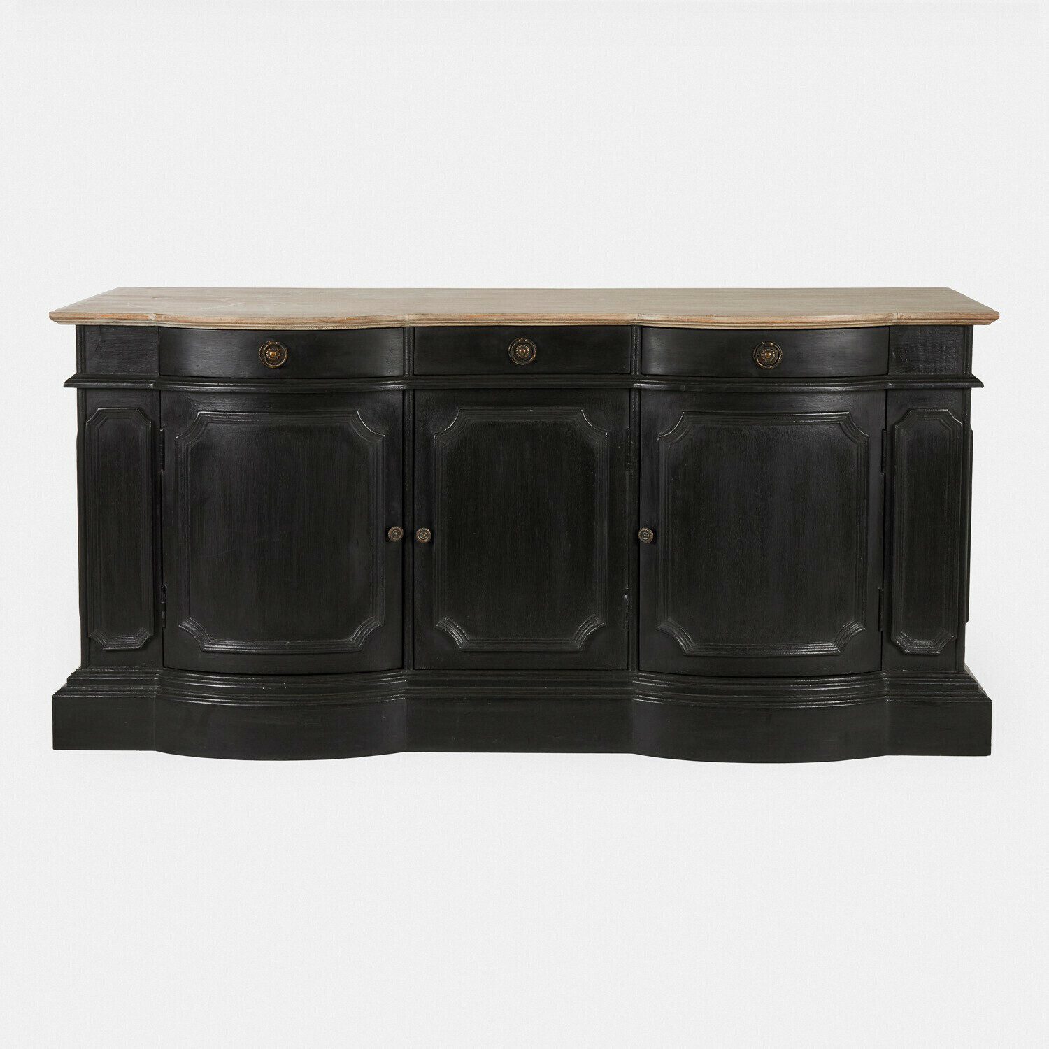 Mirabeau Kommode Sideboard Rélovine antikschwarz/braun