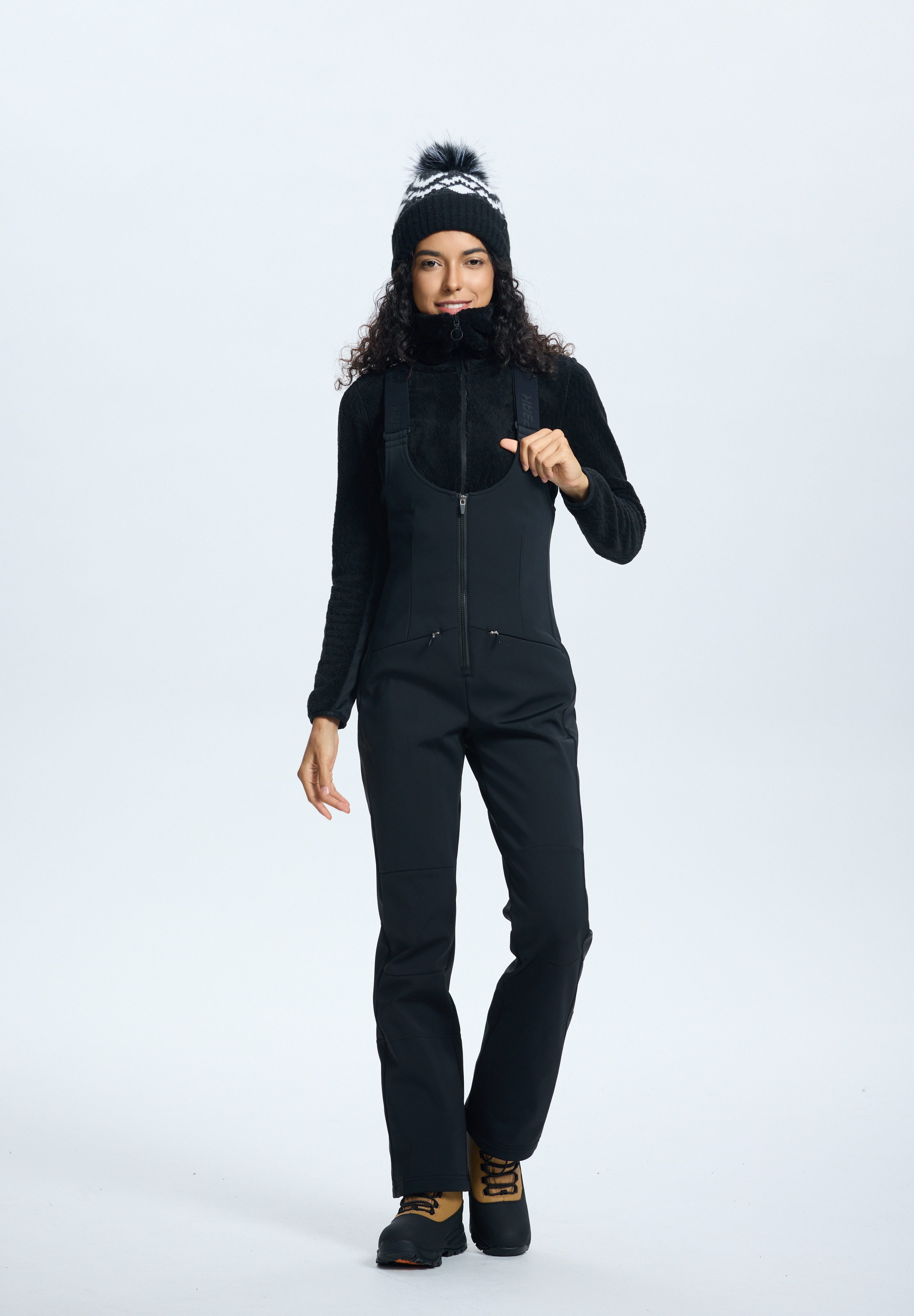 Icepeak Softshellhose ICEPEAK EXIRA (1-tlg) für sportliche Aktivitäten und Outdoor-Abenteuer, wasserabweisend