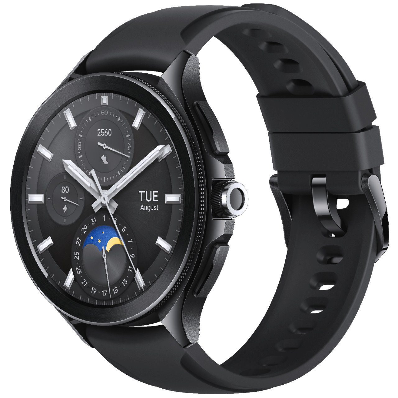Xiaomi Watch 2 Pro - 4G LTE mit Leder Armband Smartwatch (3,63 cm/1,43 Zoll), mit Edelstahlgehäuse und LTE-Konnektivität, 3,63 cm (1,43 Zoll) Always-on-AMOLED-Display Schwarz | Schwarz