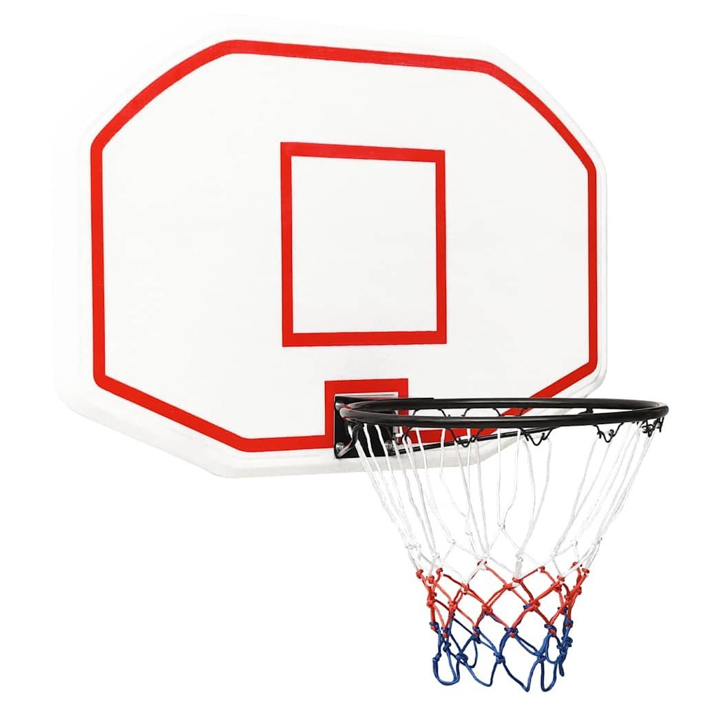 vidaXL Basketballkorb Basketballkorb Weiß 109x71x3 cm Polyethylen