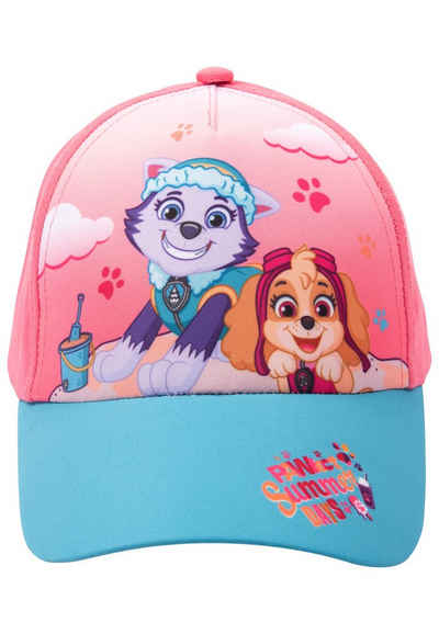 United Labels® Baseball Cap Paw Patrol Kappe Mädchen Kinder Cap Basecap Baseballkappe Rosa/Blau