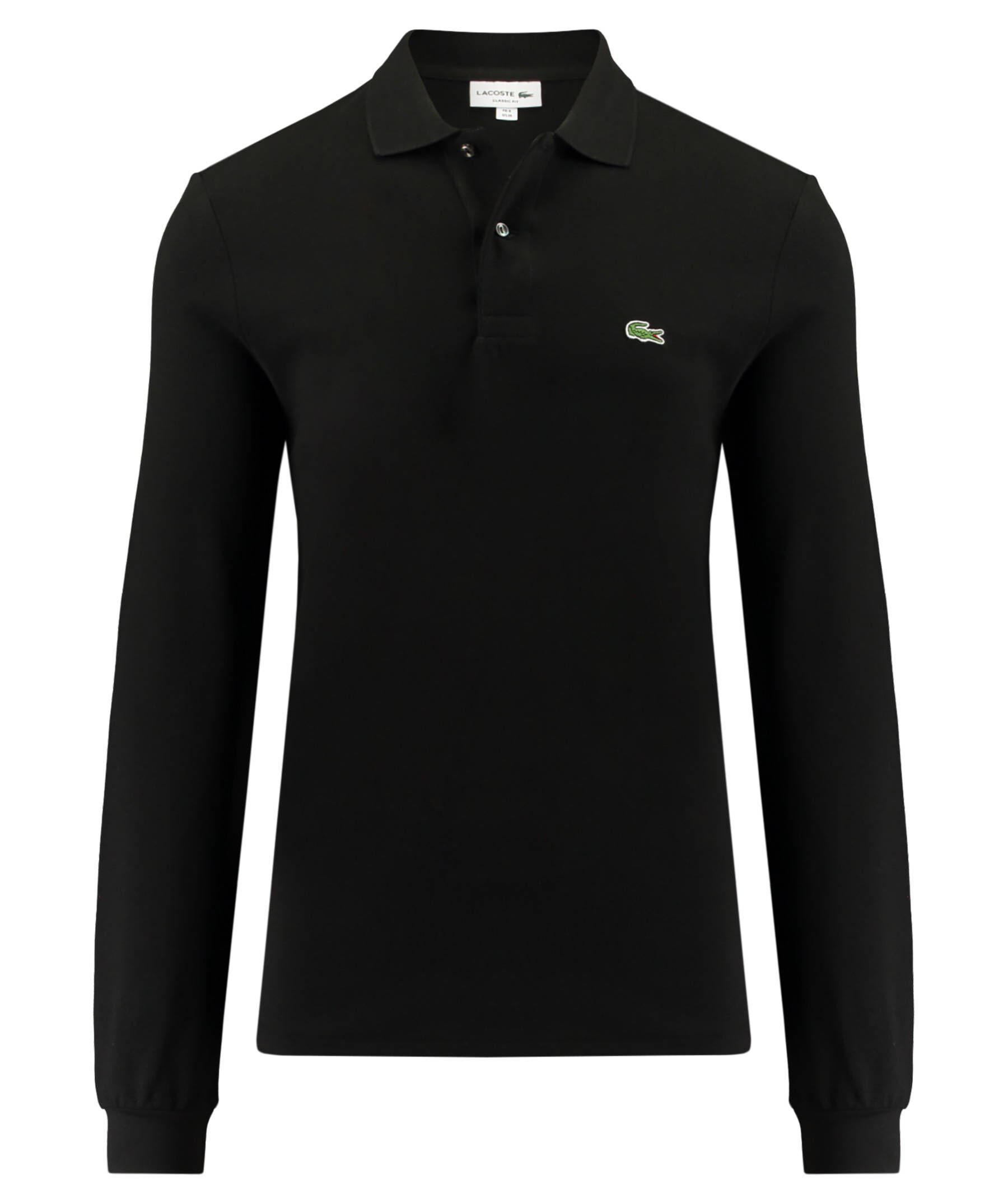 Lacoste T-Shirt Herren Poloshirt Langarm (1-tlg)