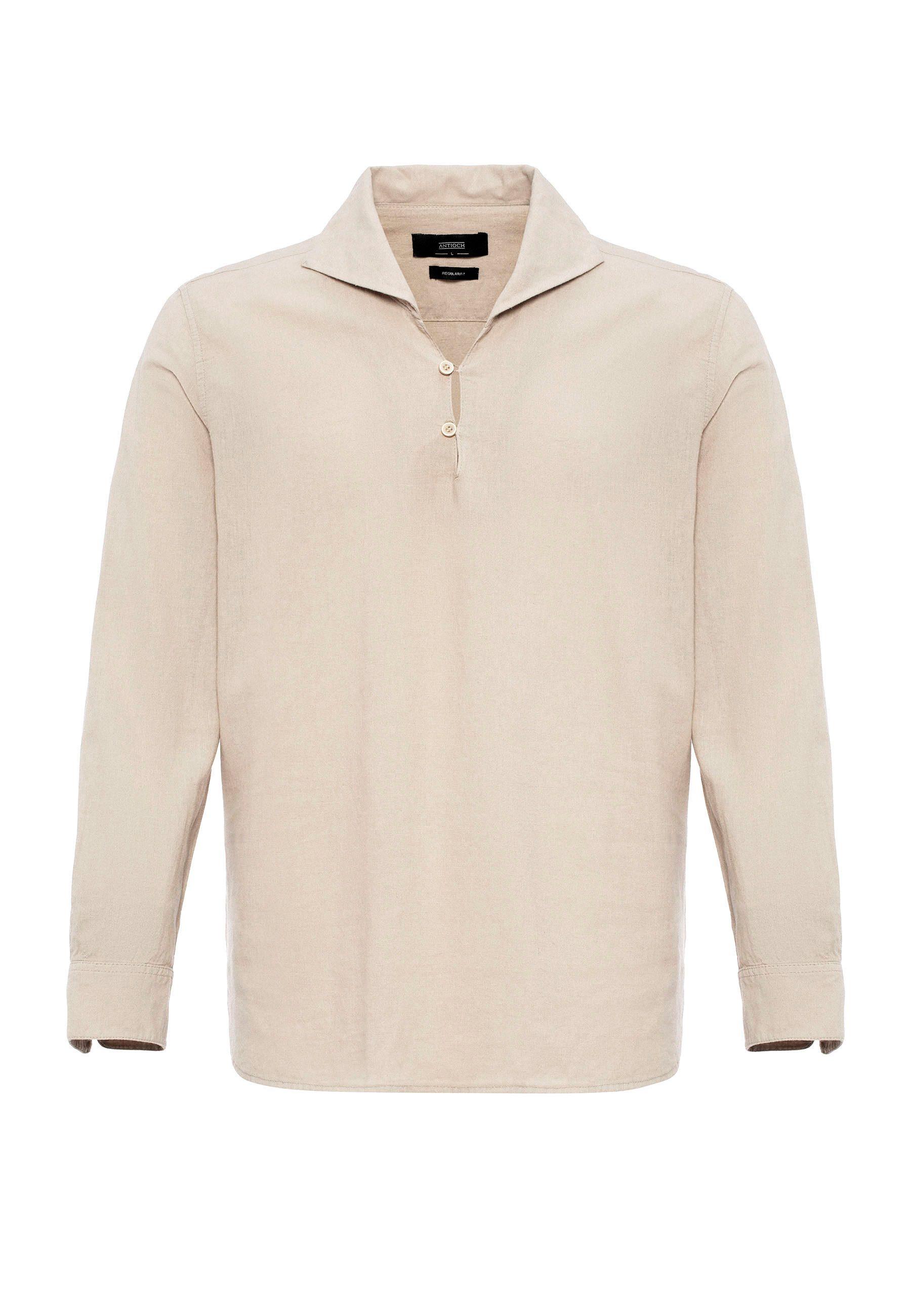 Antioch Sweatshirt Dakar - Turndown collar - Long sleeve - Regular Fit günstig online kaufen