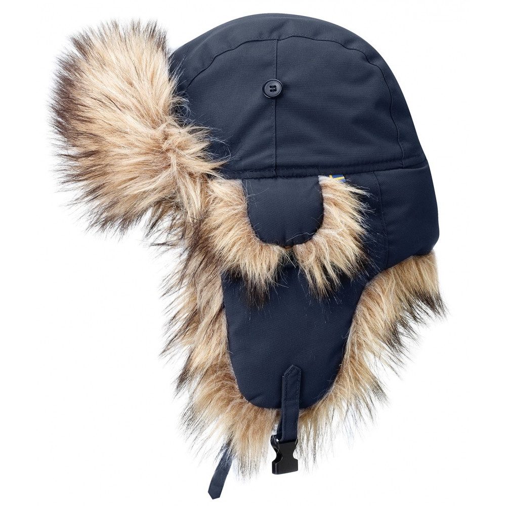 Fjällräven Fellimitatmützen (Winter) Extra warm mit Schirm und Ohrenklappen