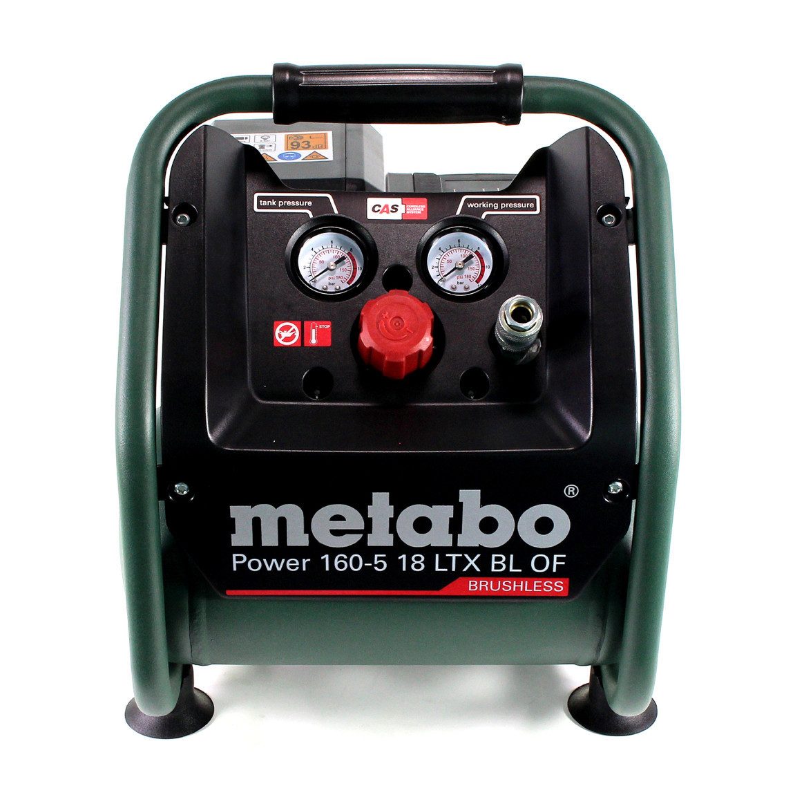 metabo Akku-Handkompressor Power 160-5 18 LTX BL OF Akku Kompressor 18 V 8,0 bar Brushless + 2x