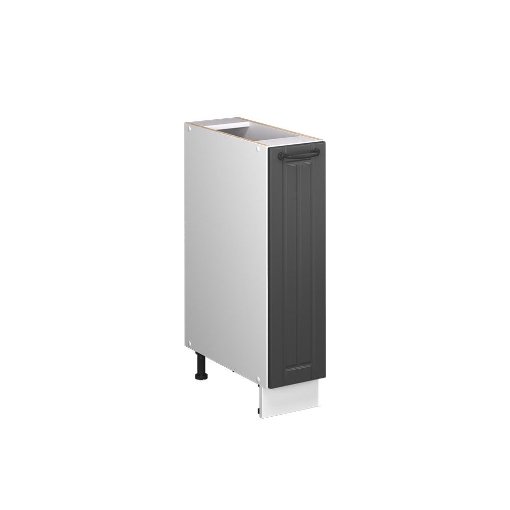 Vicco Apothekerschrank Fame-Line, Dunkelgrau/Weiß, 20 cm ohne Arbeitsplatte (1-St)