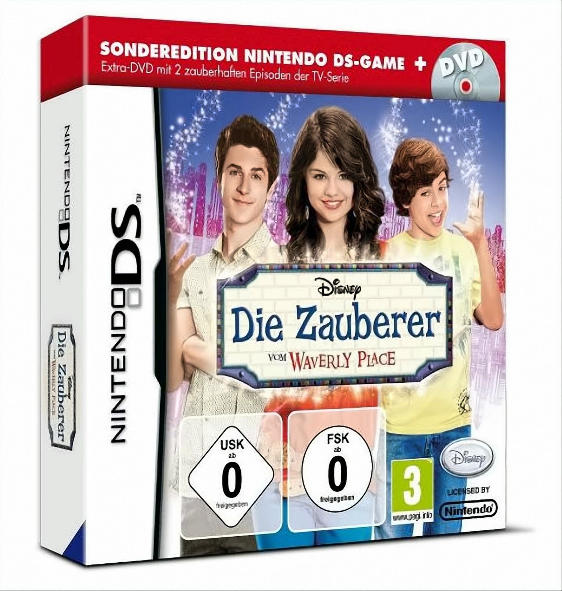 Zauberer vom Waverly Place + DVD mit 2 Episoden der TV-Serie Nintendo DS