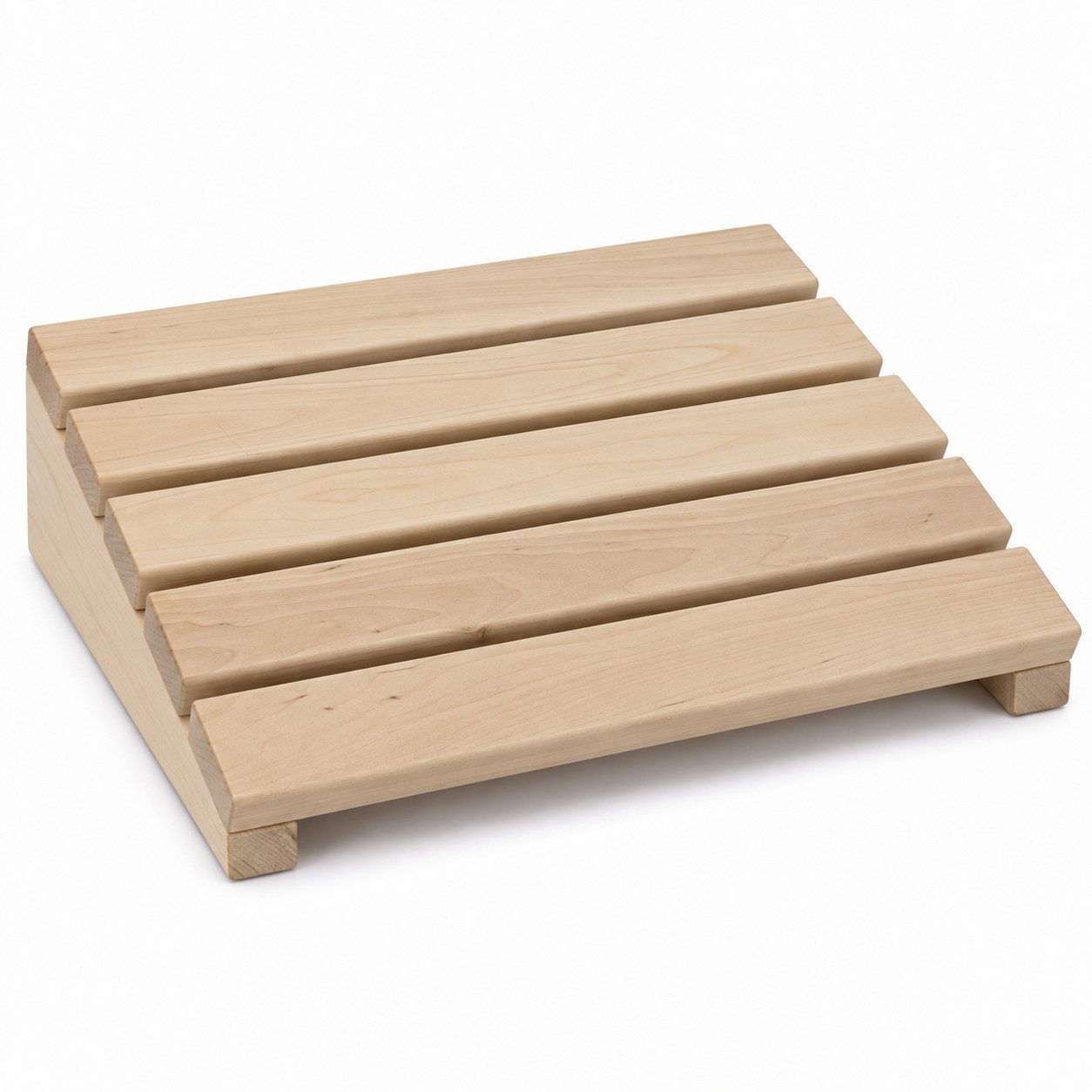 HAF Saunakopfstütze 1x Sauna Kopfstütze Klassiker Birke 100% Naturholz Stabile Kopfauflage, (Langlebige Sauna Kopfauflage, 1-St., Aus stabilem Naturholz), Hochwertiges Sauna-Zubehör