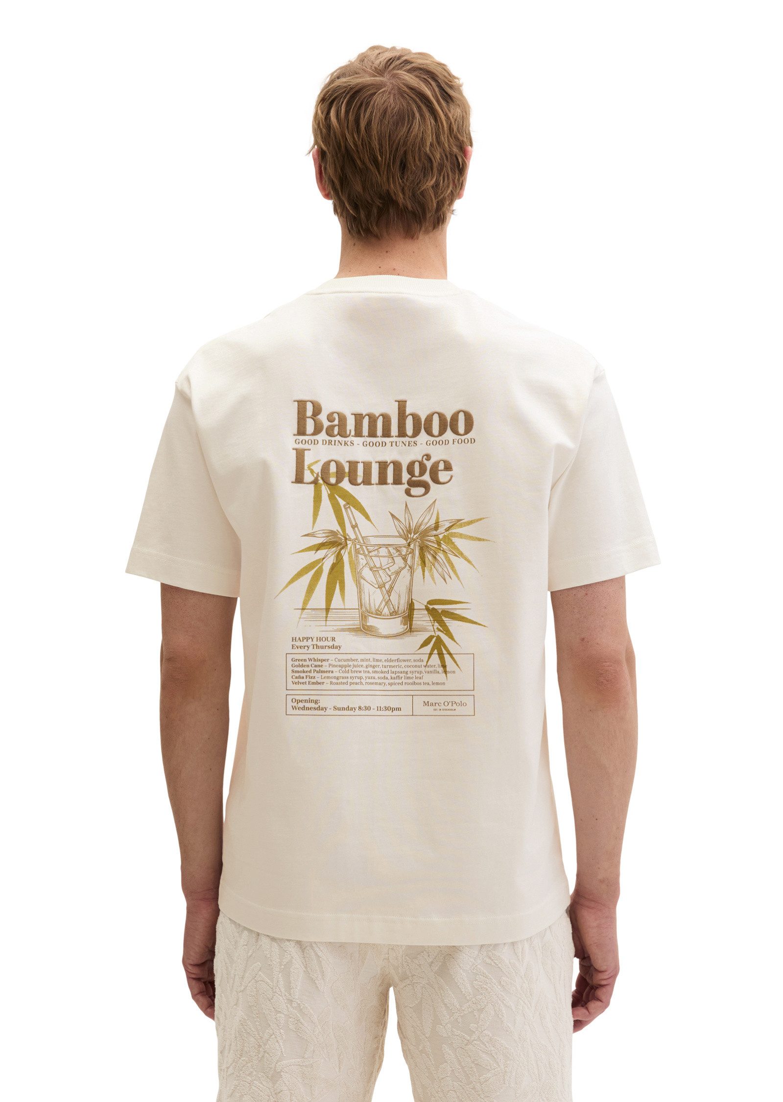Marc O'Polo T-Shirt mit saisonalem Rückenprint